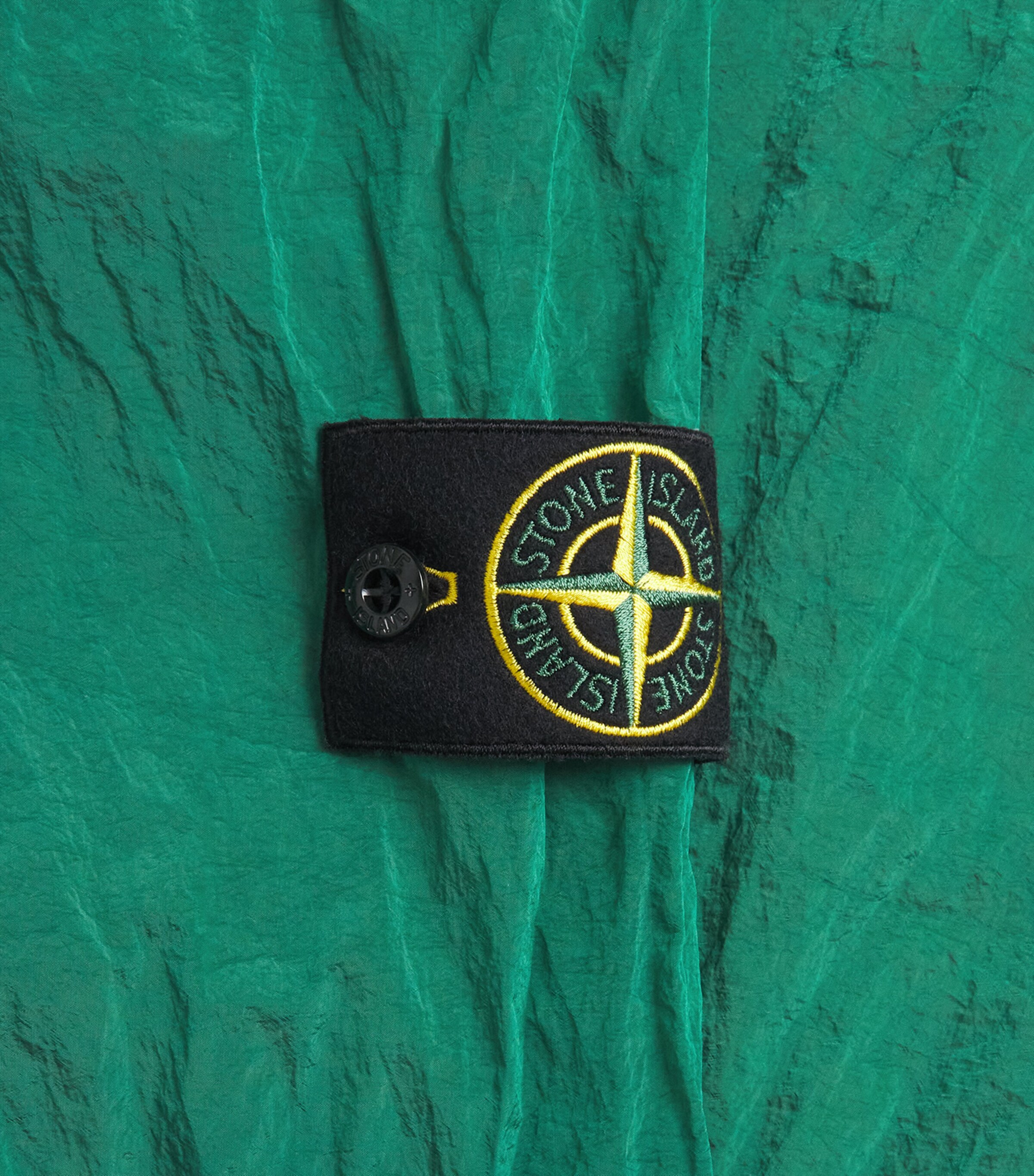 Stone Island Mens Nylon Zip-Up T-Shirt Image 6