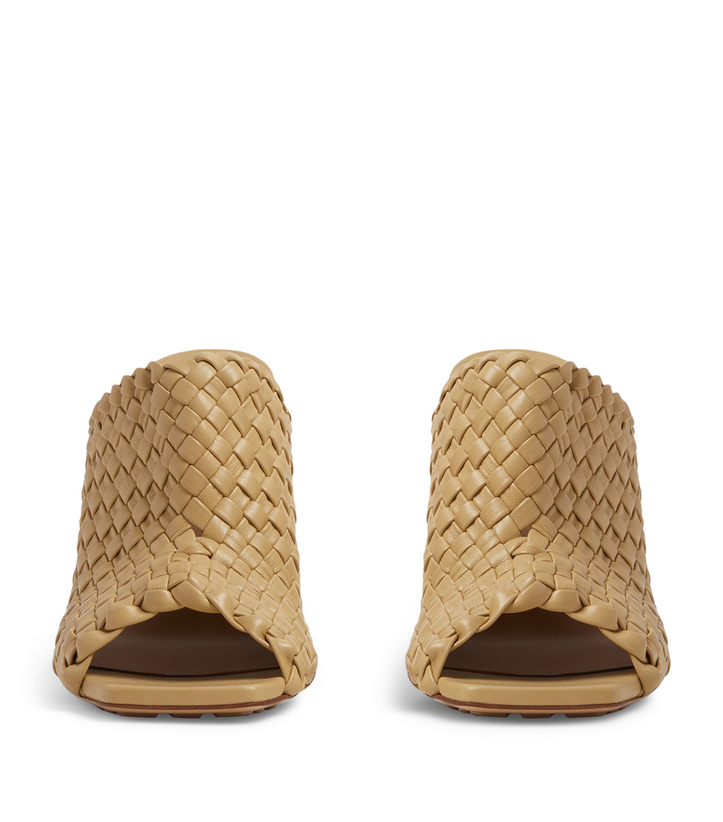 Bottega Veneta Brown Leather Knot Mules 90 | Harrods US