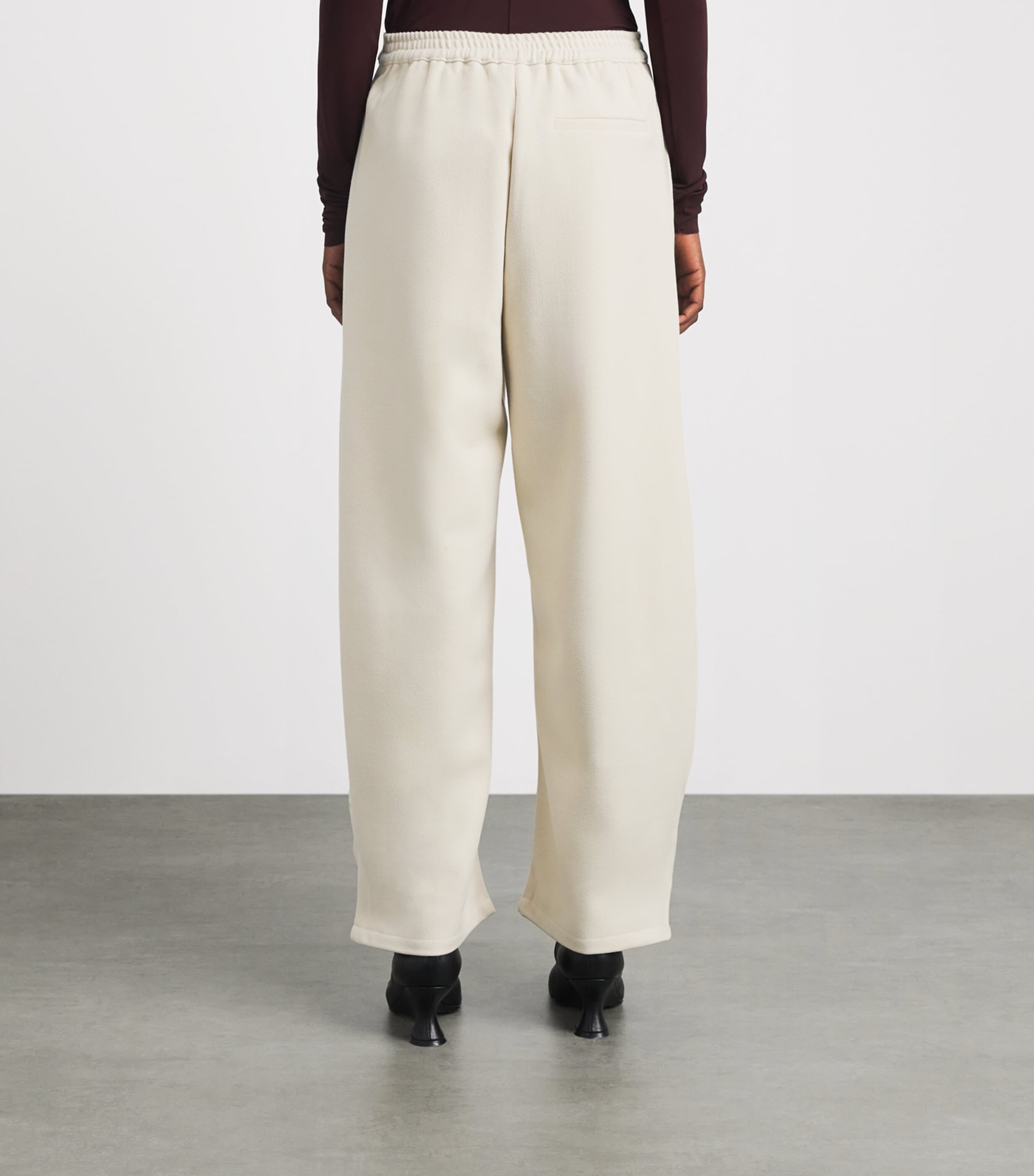 Source Unknown Womens Twill Balloon Wide-Leg Trousers Iv Image 5