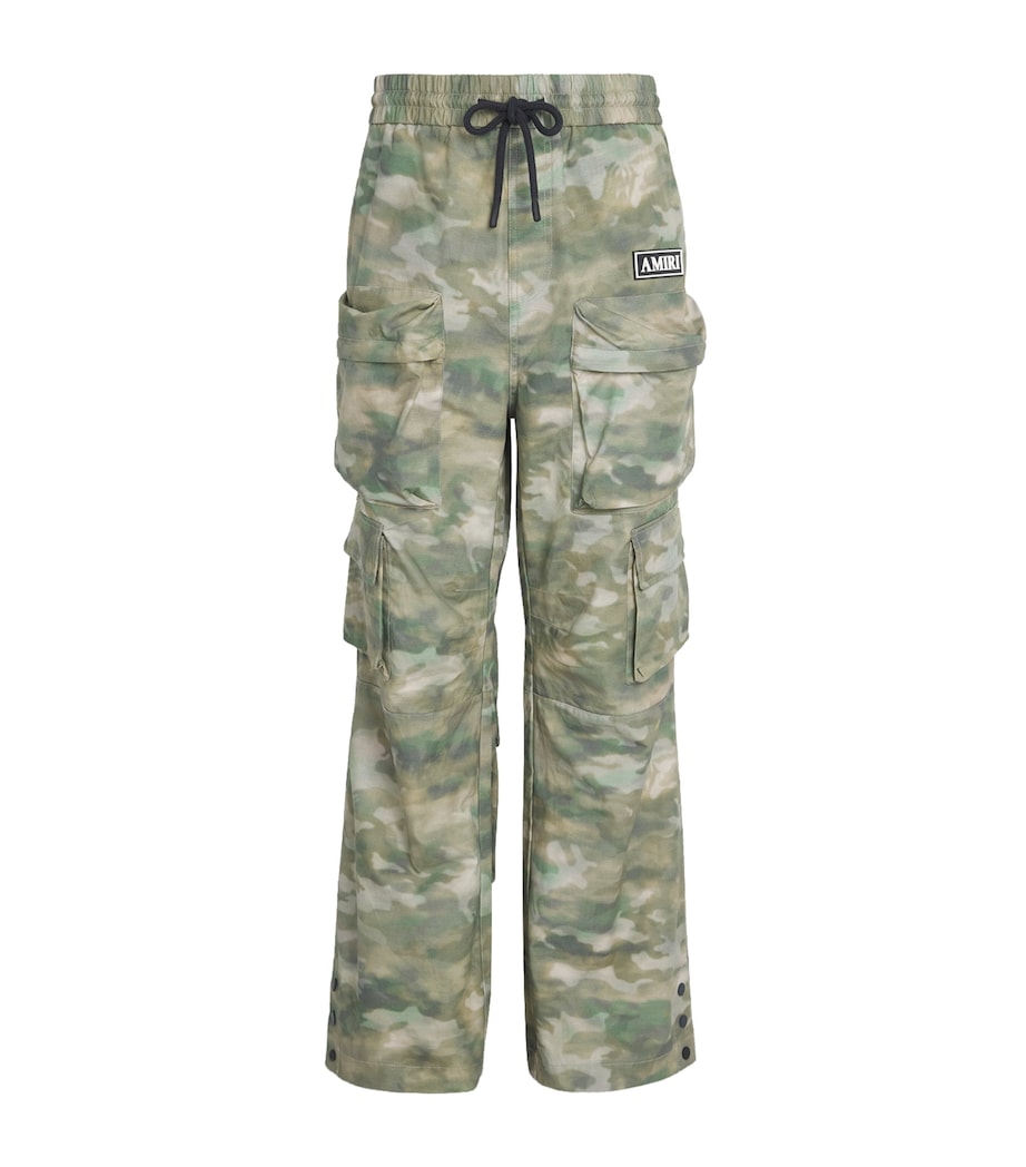 Cotton Camo Cargo Trousers CAMO Image 1