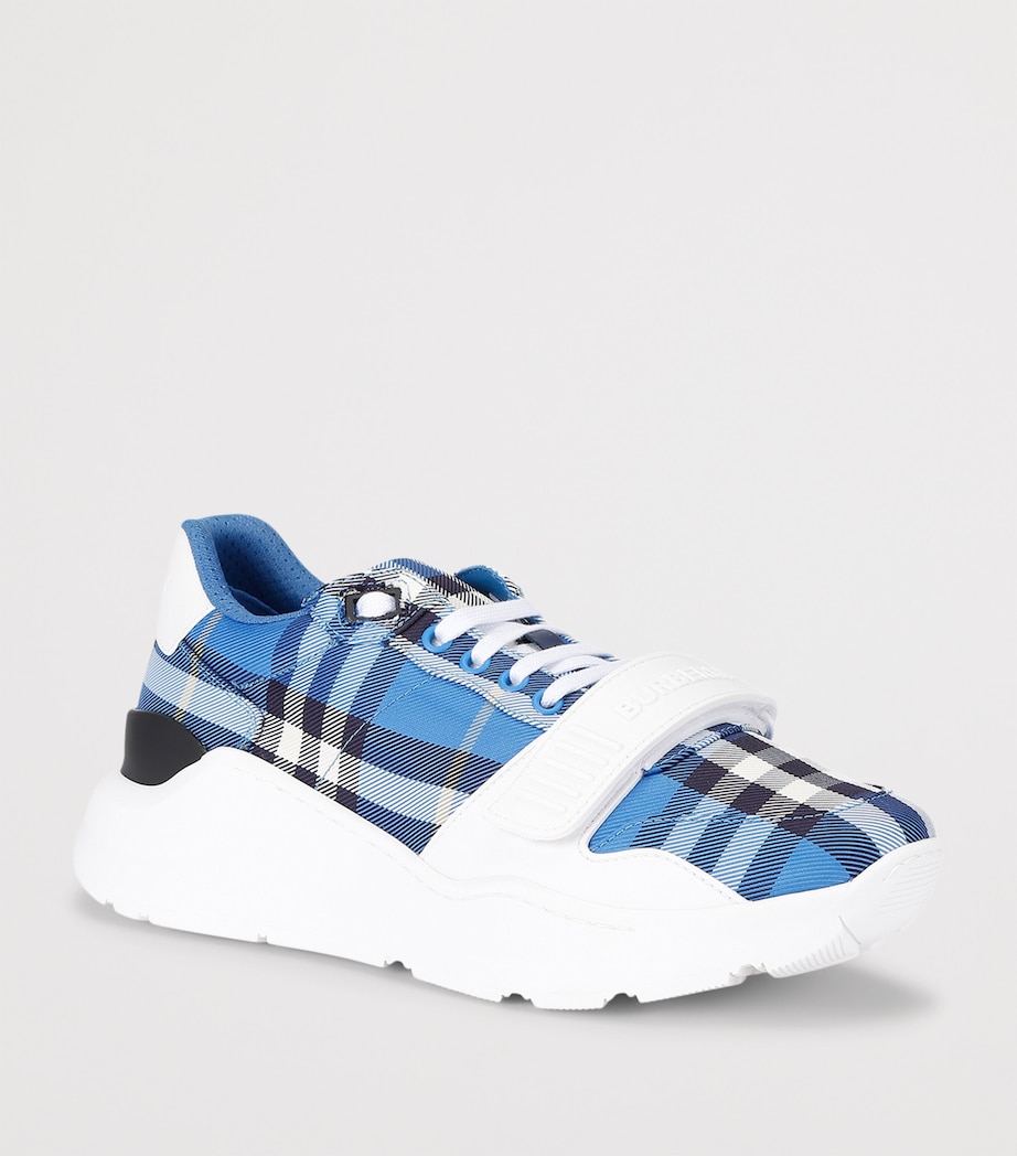 New Regis Vintage Check Sneakers BLUE OTHER Image 3
