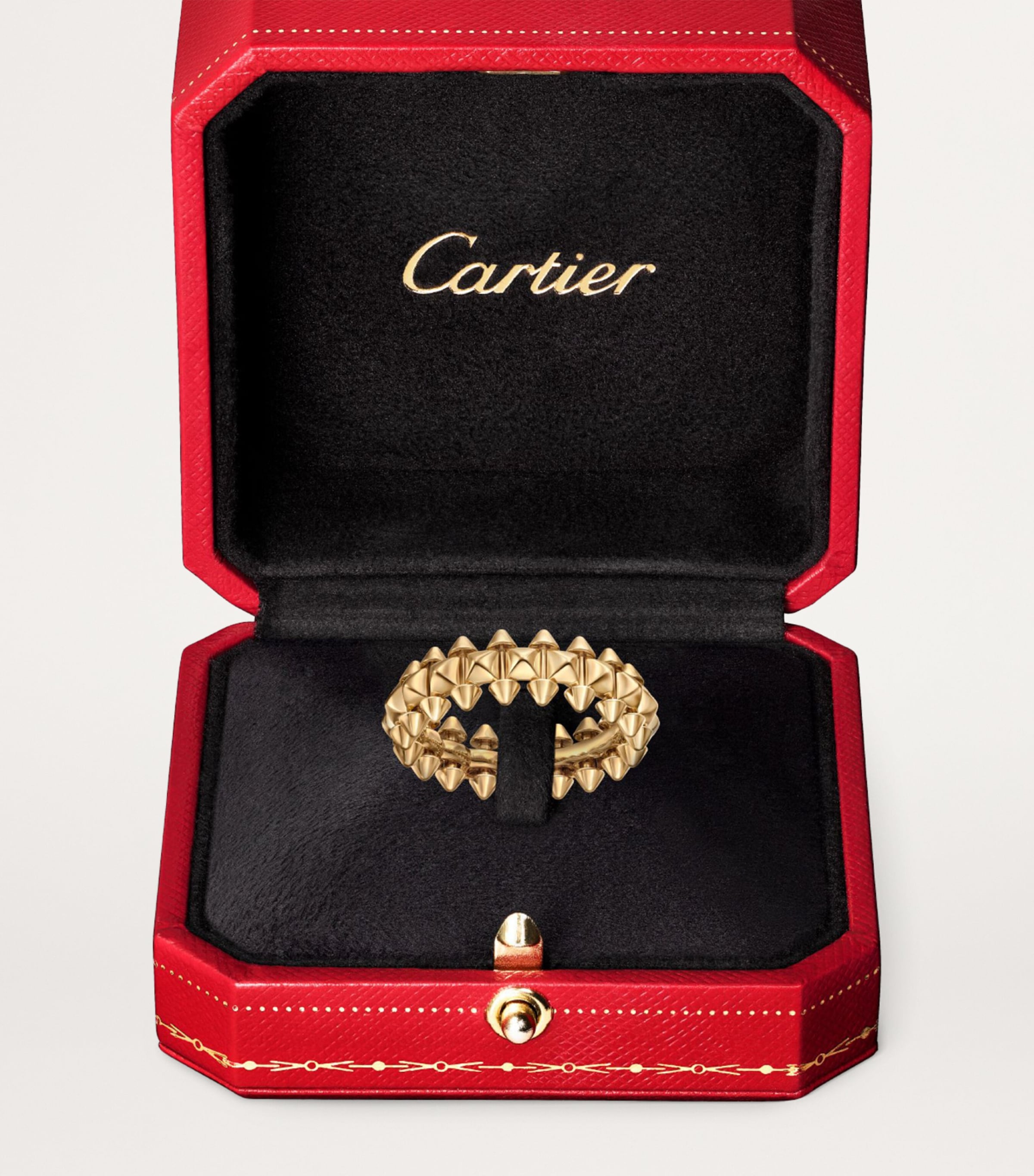Cartier Medium Yellow Gold Clash de Cartier Ring Harrods UK