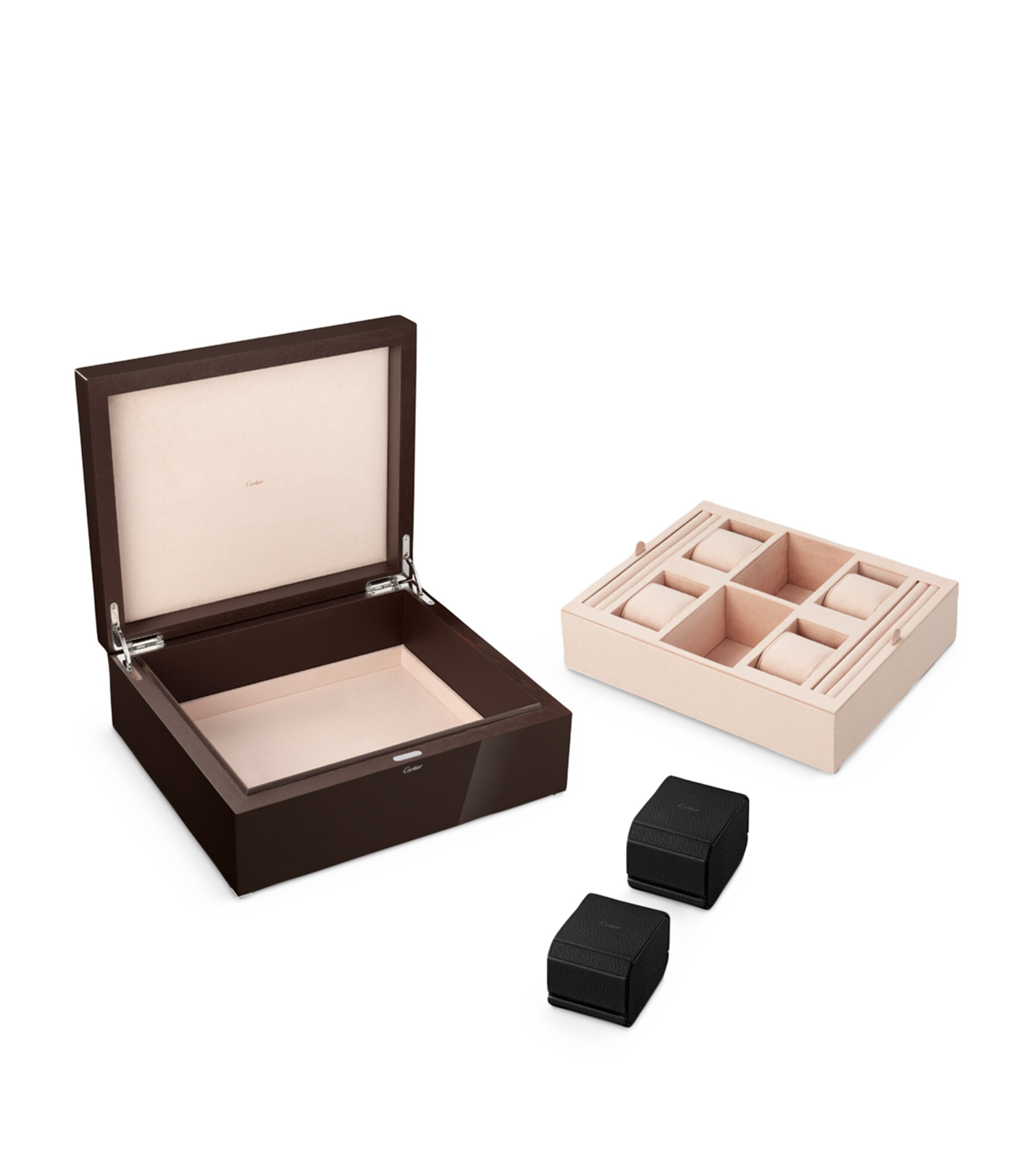 Cartier Santos de Cartier Watch and Cufflinks Box | Harrods UK