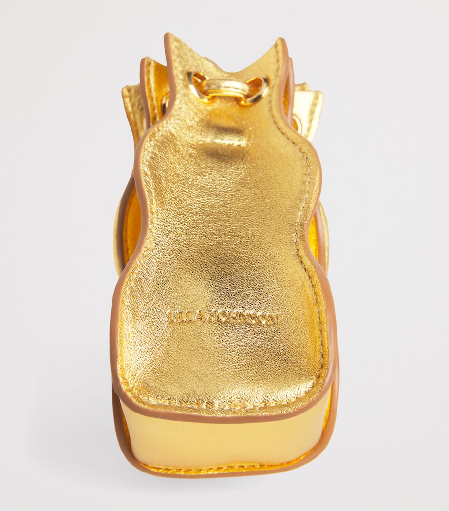 Ulla Johnson Small Leather Adria Cross-Body Bag Gold Image 4