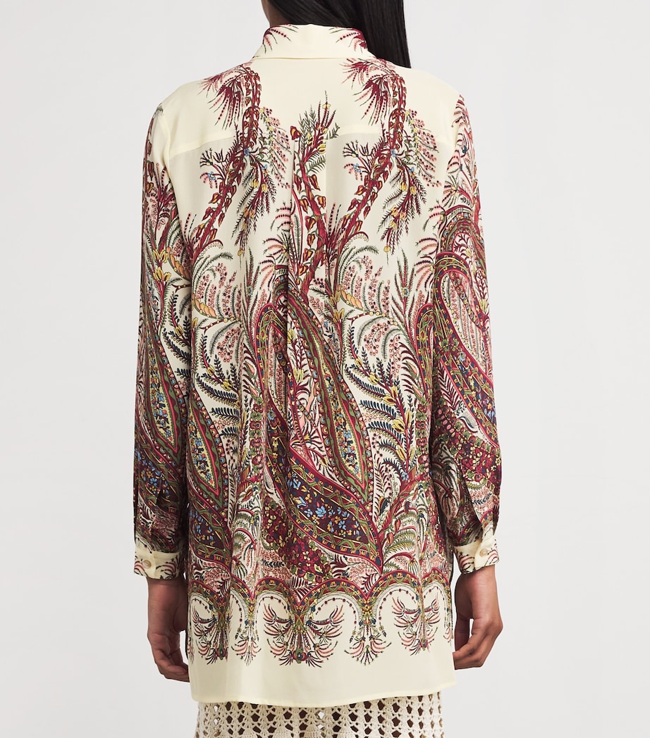 Silk Paisley Shirt X0801 Image 4