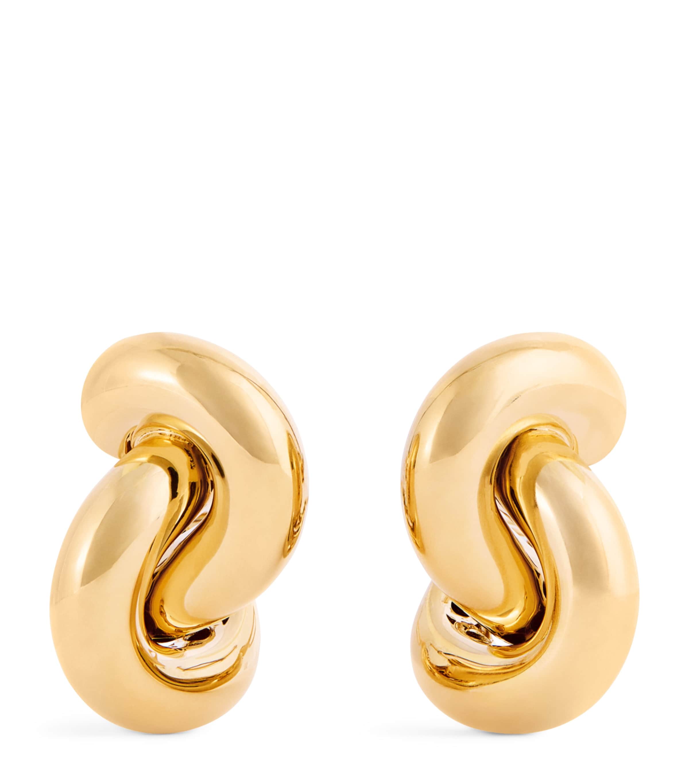Engelbert Large Yellow Gold Legacy Knot Earrings