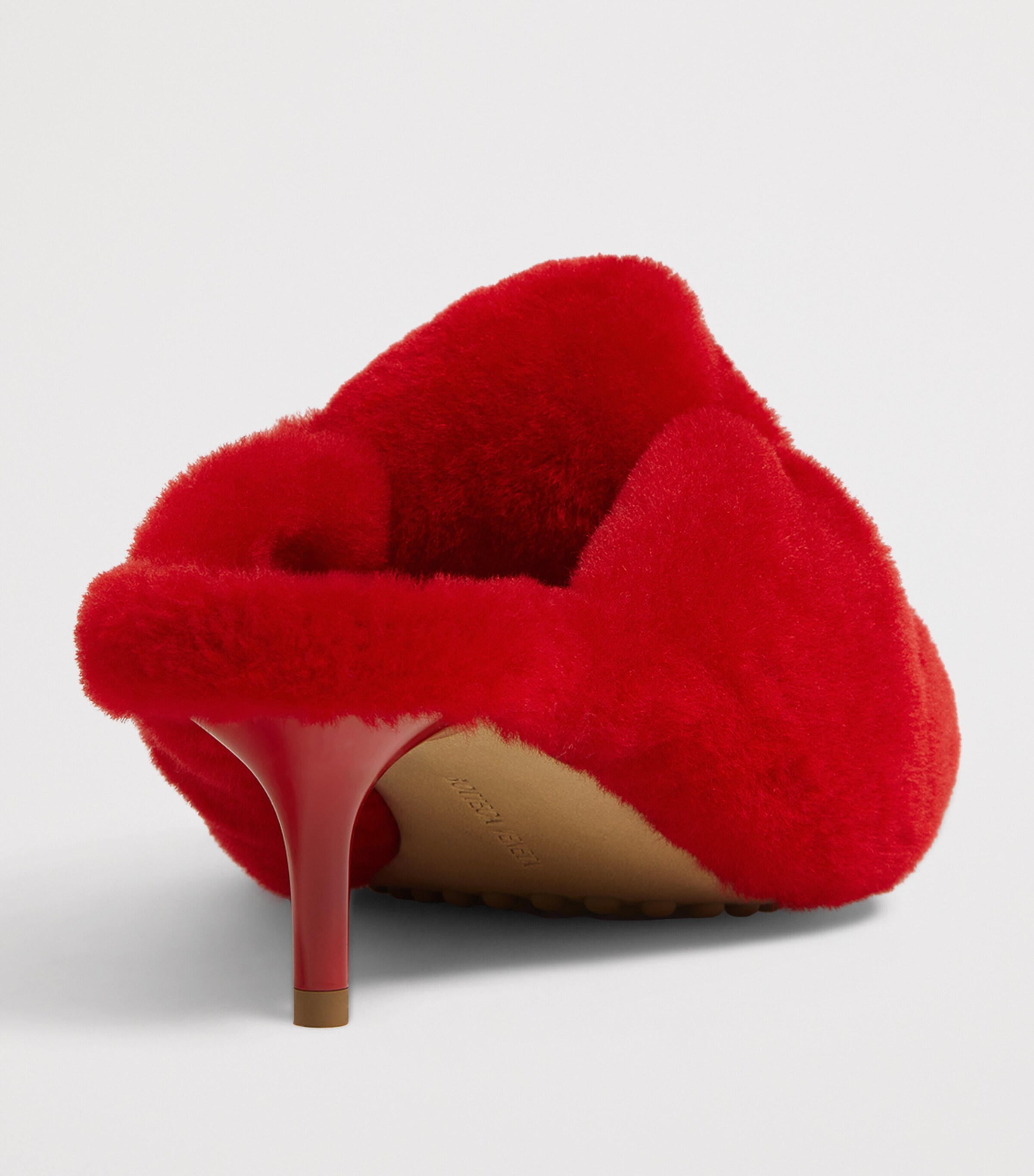 Bottega Veneta Shearling Knot Mules 50 Image 5