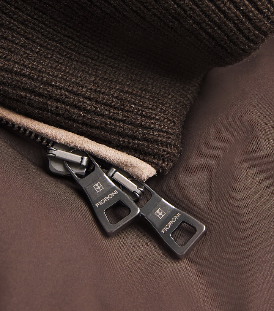 Virgin Wool-Cashmere Down jacket TX2.5 - MARRONE Image 5