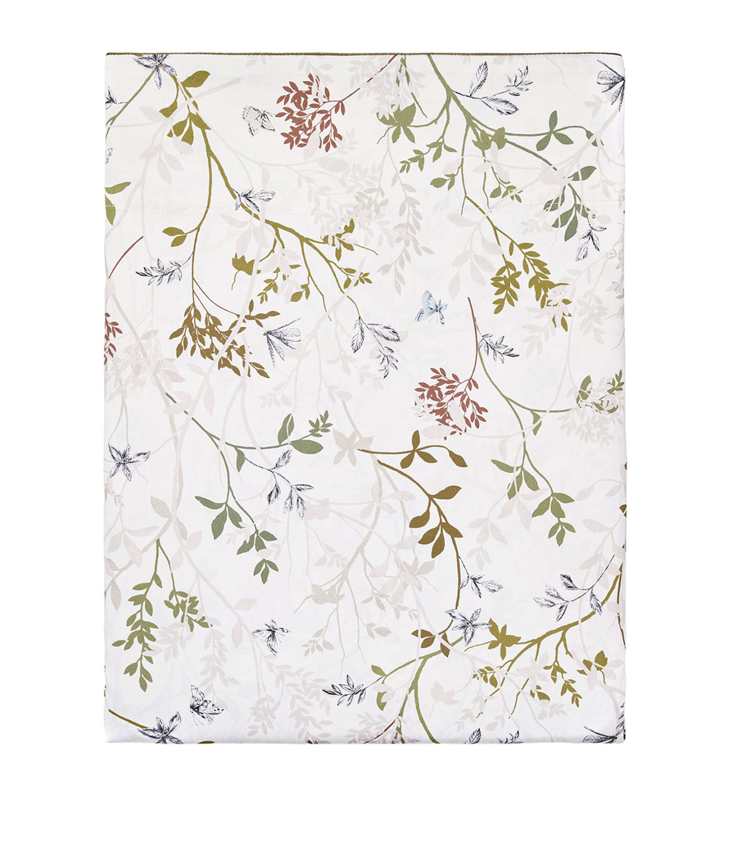 Shop Alexandre Turpault Jardin Des Sens King Flat Sheet In Ivory