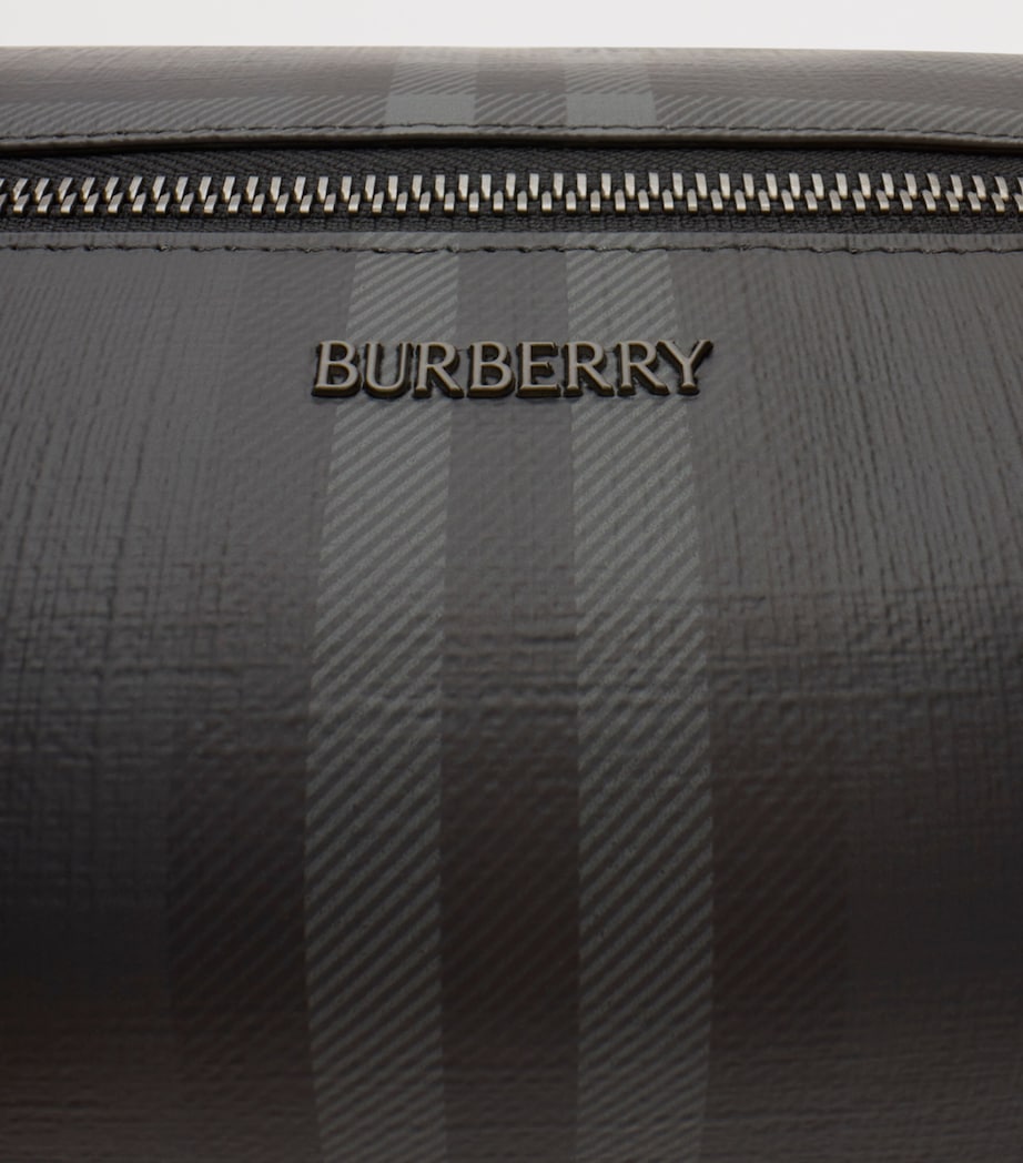 Burberry City Check Zip Pouch Iron Image 6