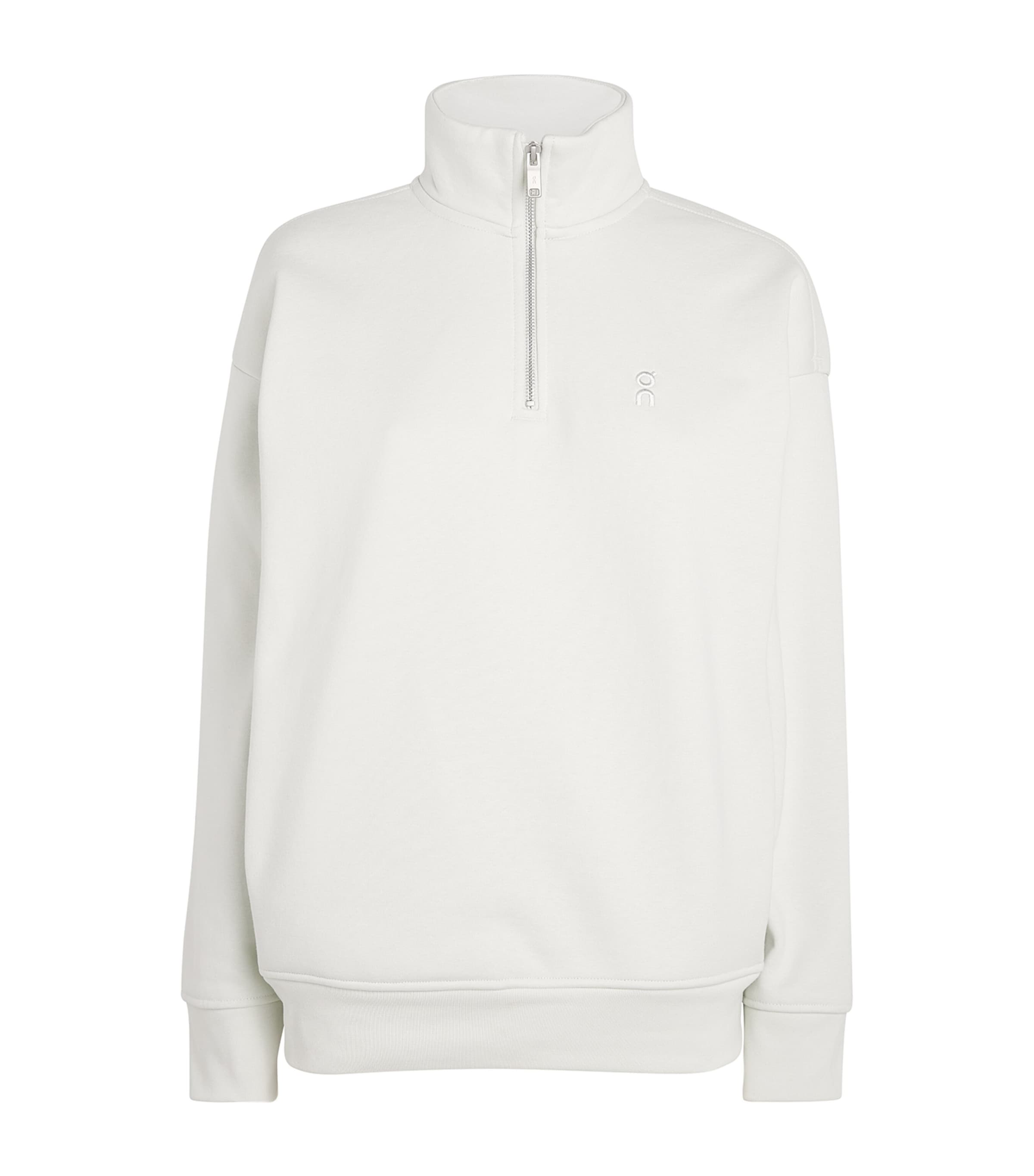 Club Collective Half-Zip Sweatshirt WHITE Image 1