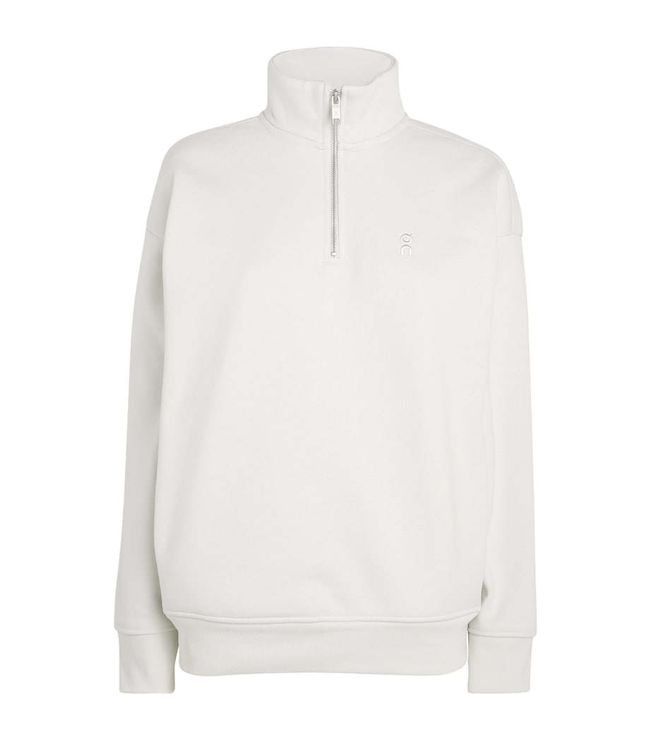 Club Collective Half-Zip Sweatshirt WHITE Image 1