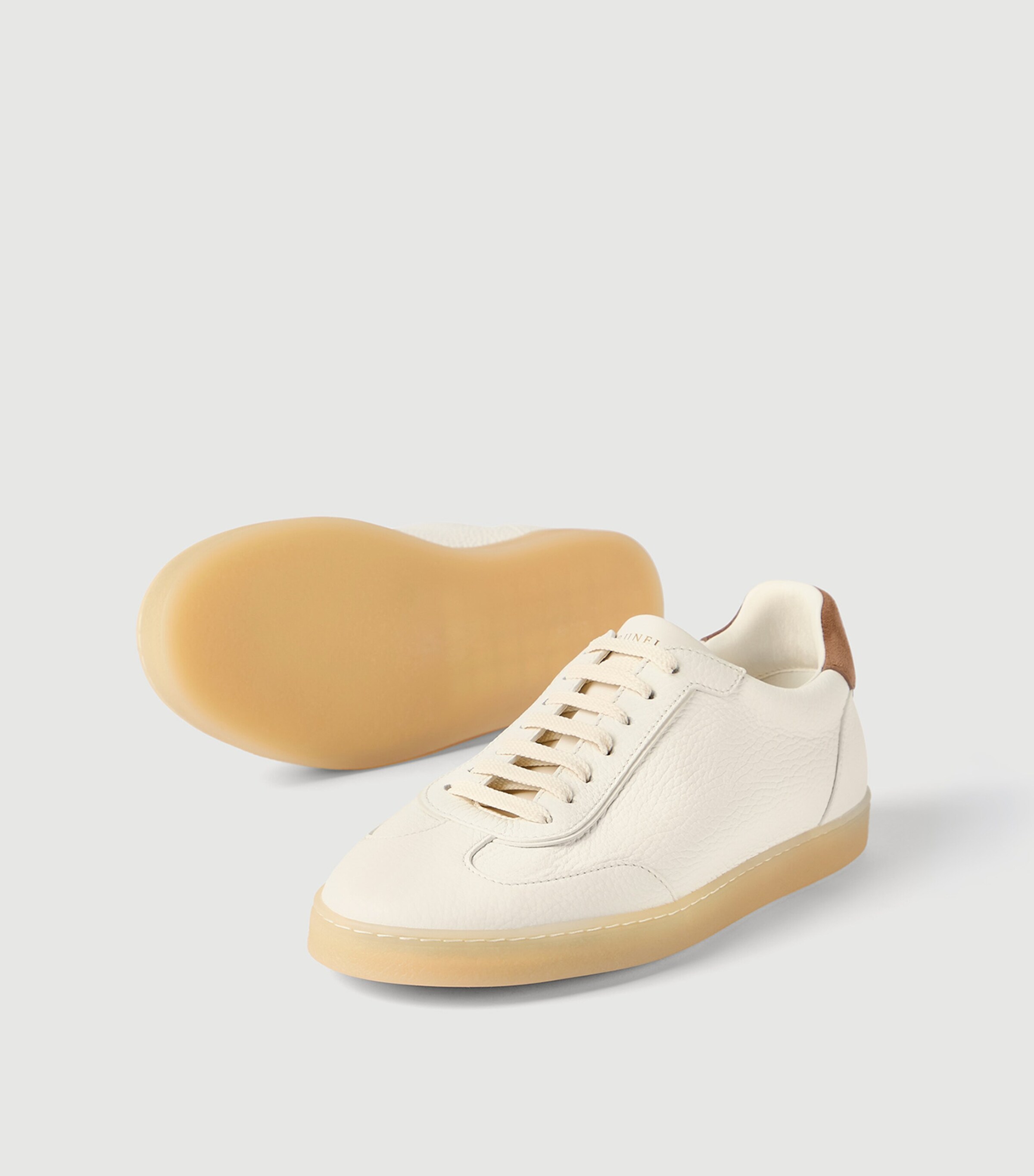 Brunello Cucinelli Leather Low-Top Sneakers Image 6
