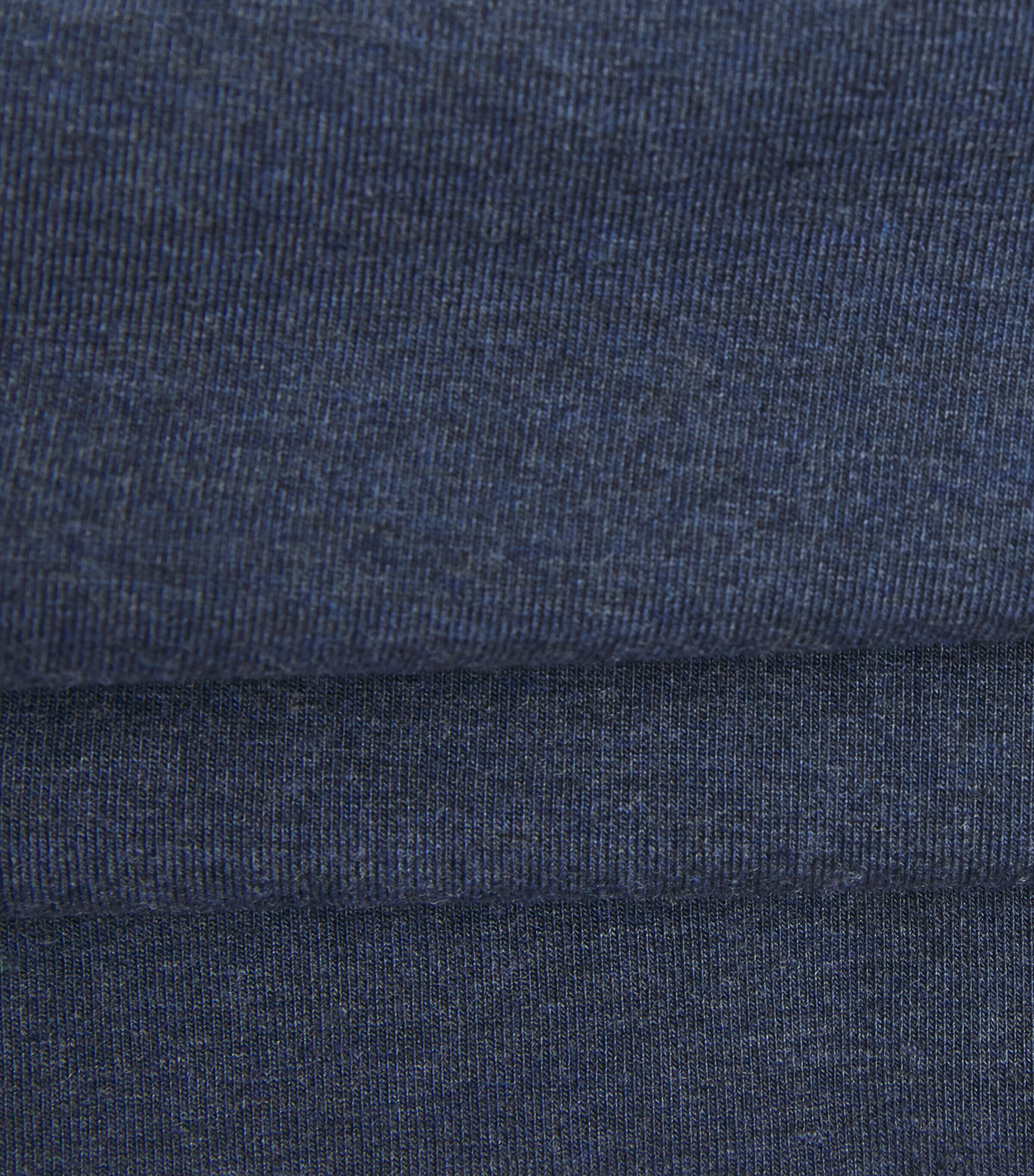 Zimmerli Mens Lyocell-Blend Soft Lounge T-Shirt Blue Melange Image 6