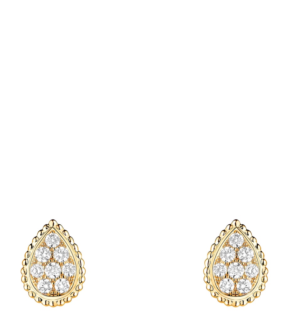 Yellow Gold and Diamond Serpent Bohème Stud Earrings YELLOW GOLD Image 1