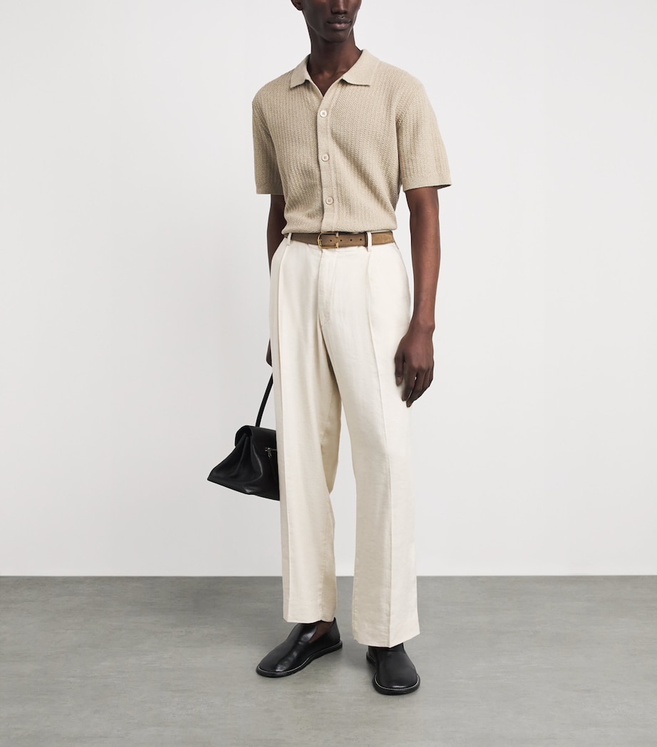 Corneliani Suede Belt Natural / Beige Image 4