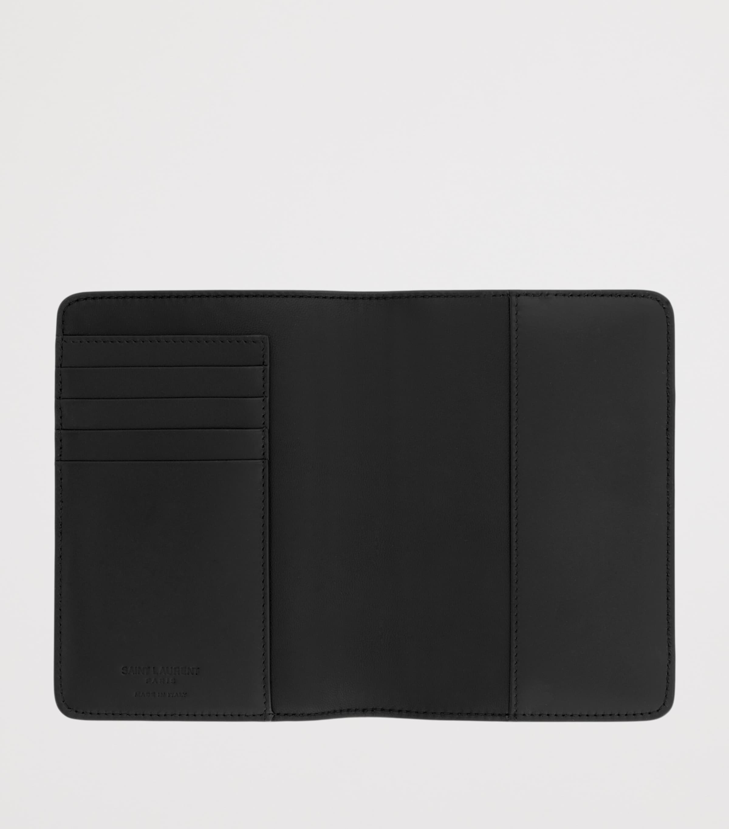 Leather Logo Passport Holder 1000 Image 4