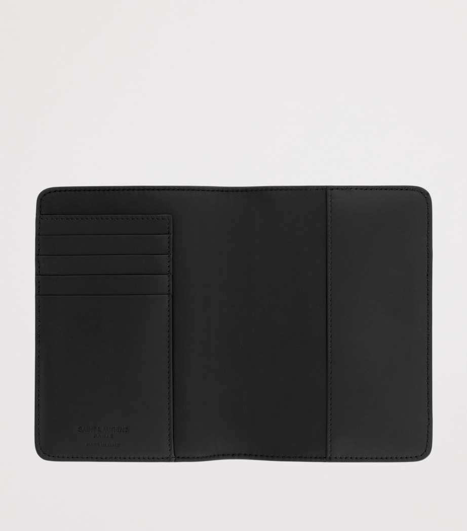 Leather Logo Passport Holder 1000 Image 4