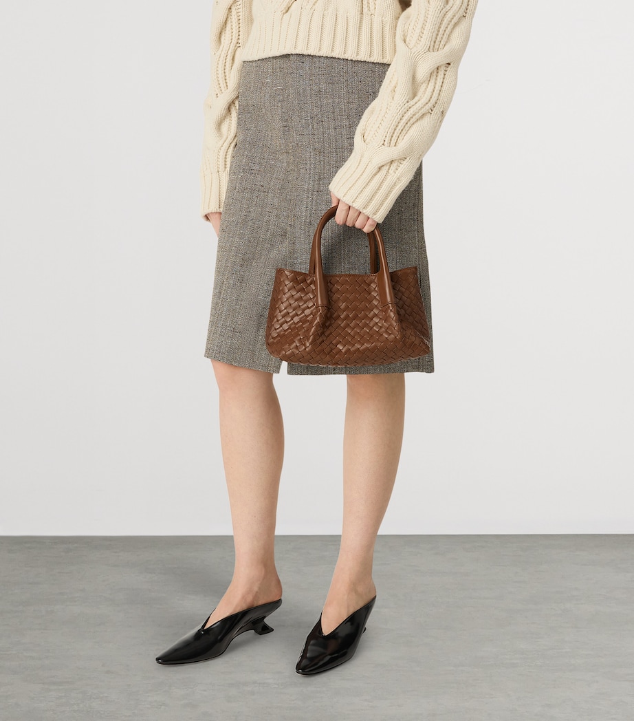 Small Leather Pinacoteca Top-Handle Bag 2814 Image 5