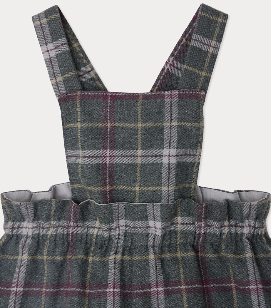 Cotton Check Overalls (6-18 Months) CA GRIS CHINE Image 3