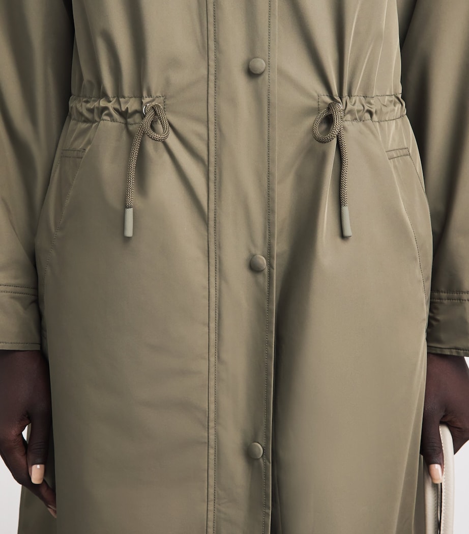Yves Salomon Womens Reversible Waterproof Hooded Parka Image 3