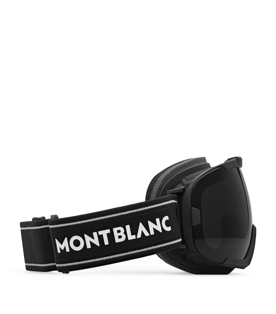 Montblanc Injected Rectangular Ski Goggles Black Image 2