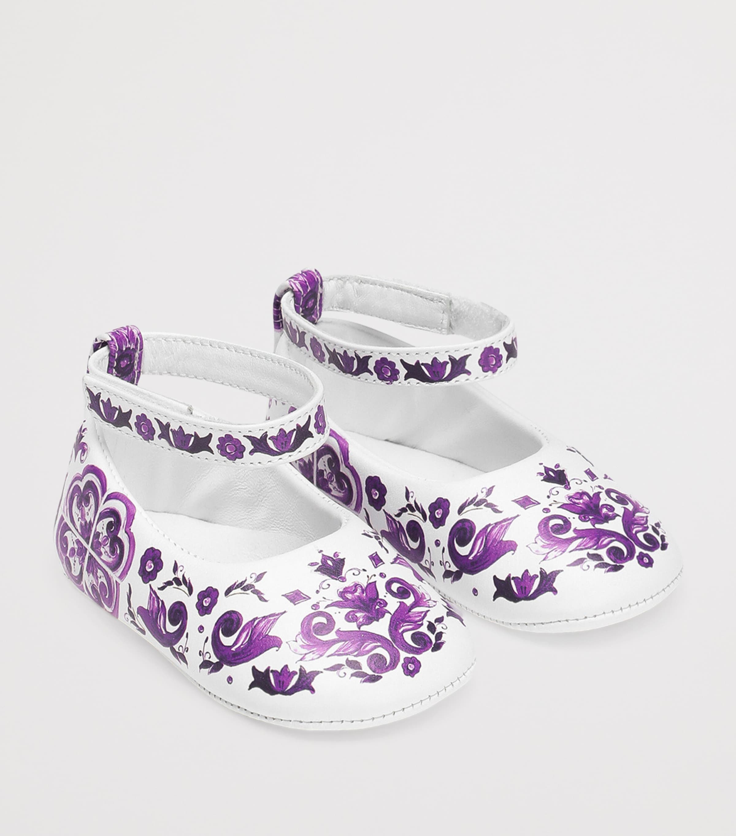 Lambskin Printed Ballet Shoes I03TN-MAIOLICA 3 Image 2