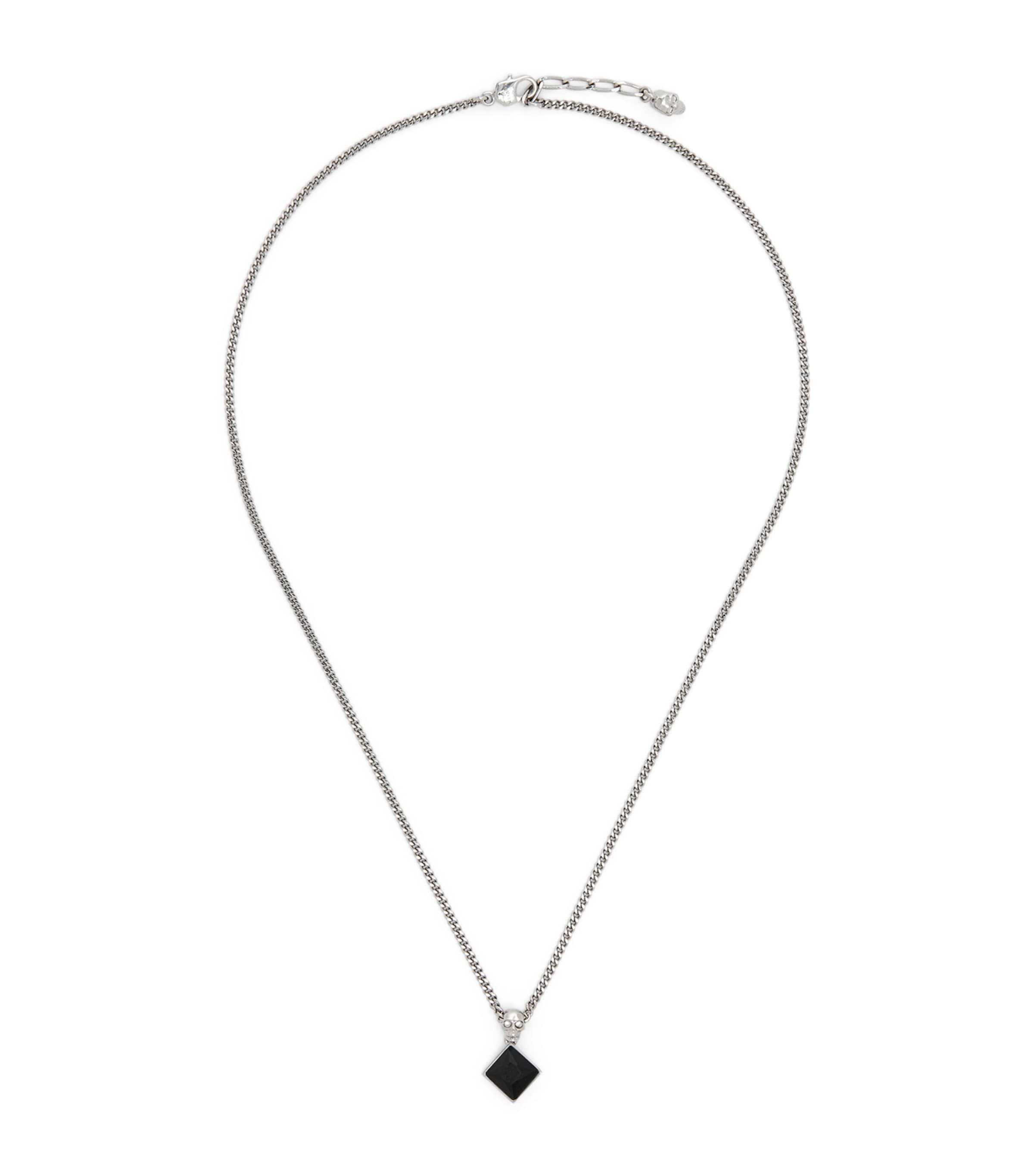 Embellished Twin Skull Necklace 1112 Image 1