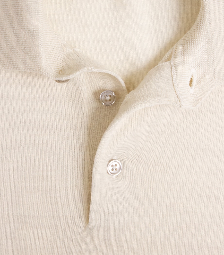 VUORI Merino Polo Shirt Qkr Oat Image 6