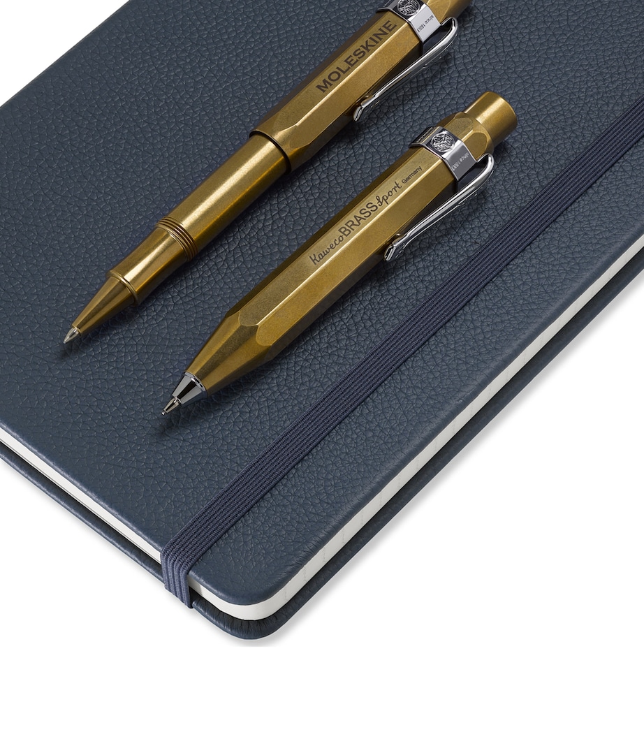 Le Duo Ecriture Pen, Pencil and Notebook Set BRASS Image 2
