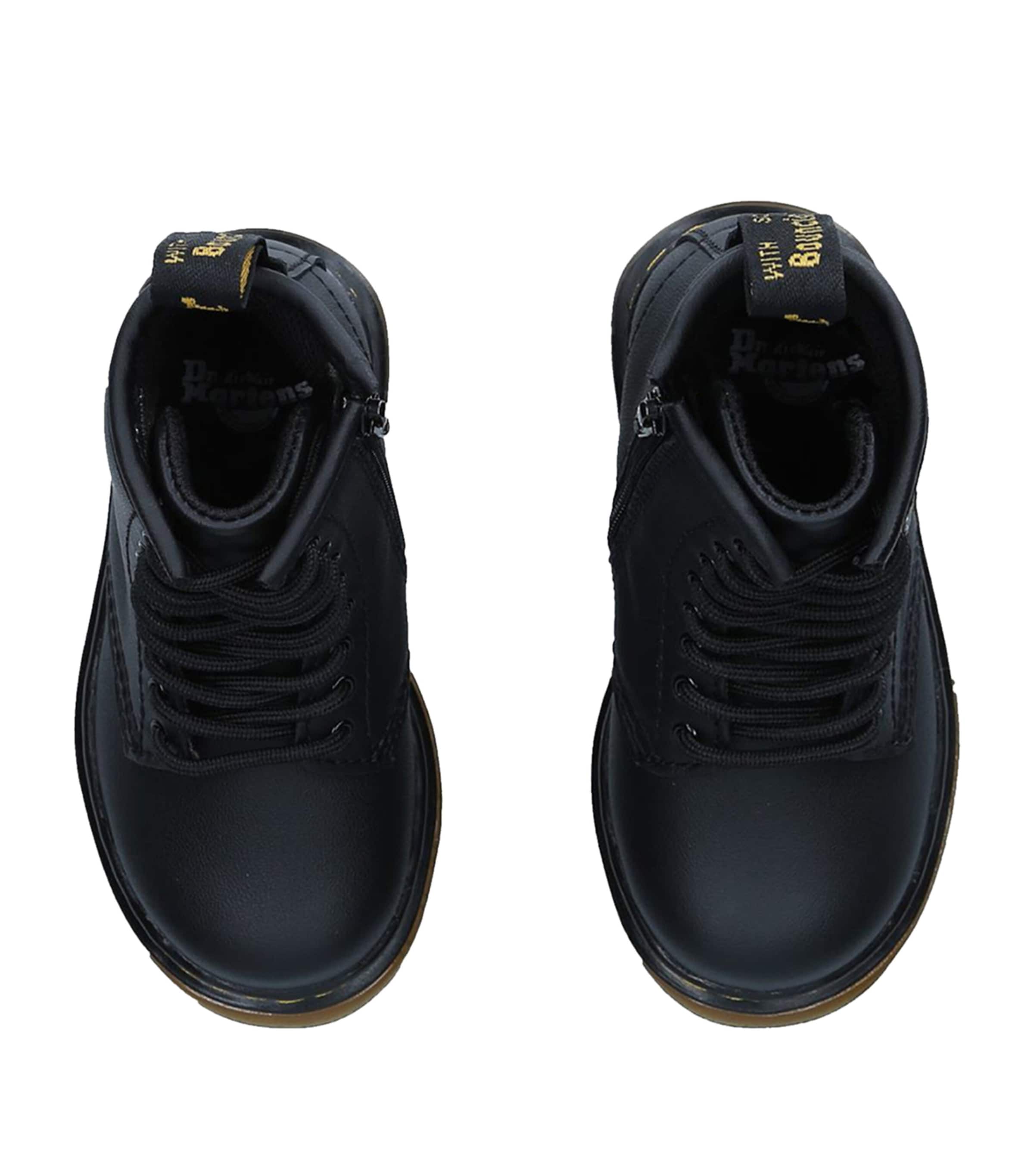 Leather Vintage 1460 Boots BLACK Image 4