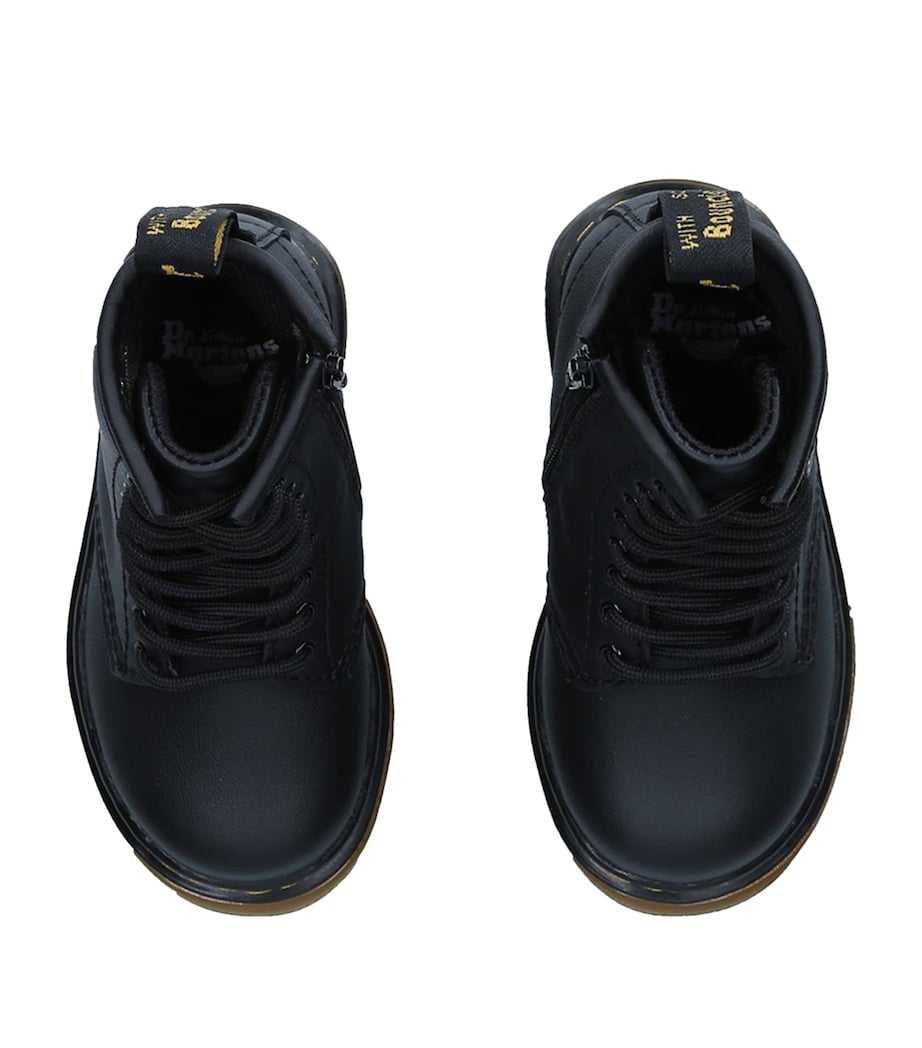 Leather Vintage 1460 Boots BLACK Image 4