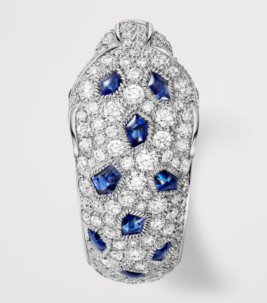 White Gold and Gemstones Panthère de Cartier Ring WHITE GOLD Image 7