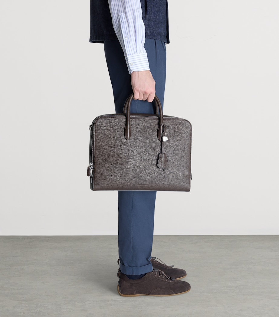 Dunhill Leather Bourdon 38 Briefcase Image 2