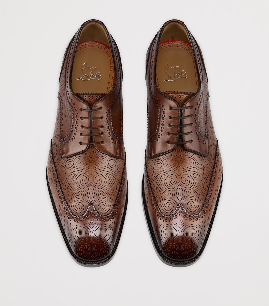 Grave Calf Leather Derby Shoes BWI3 Image 3