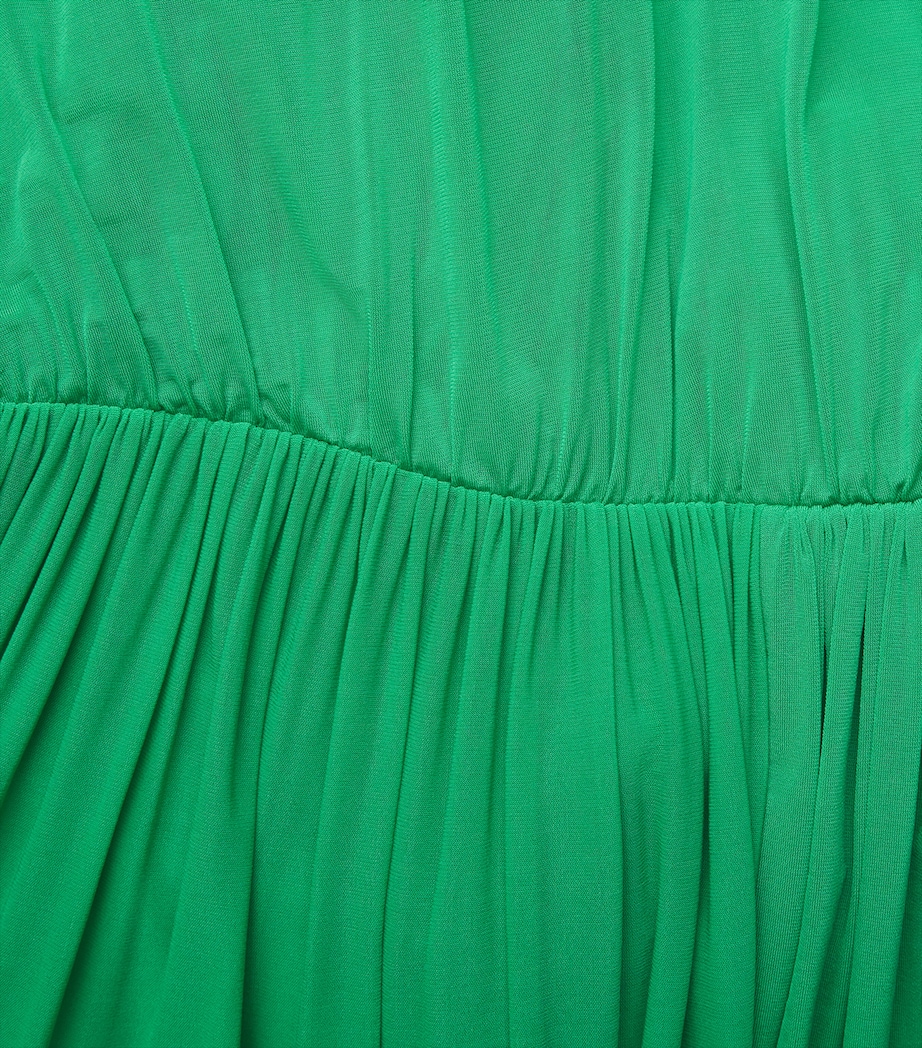 FFORME Womens Draped Kahlo Maxi Dress Grass Green Image 6