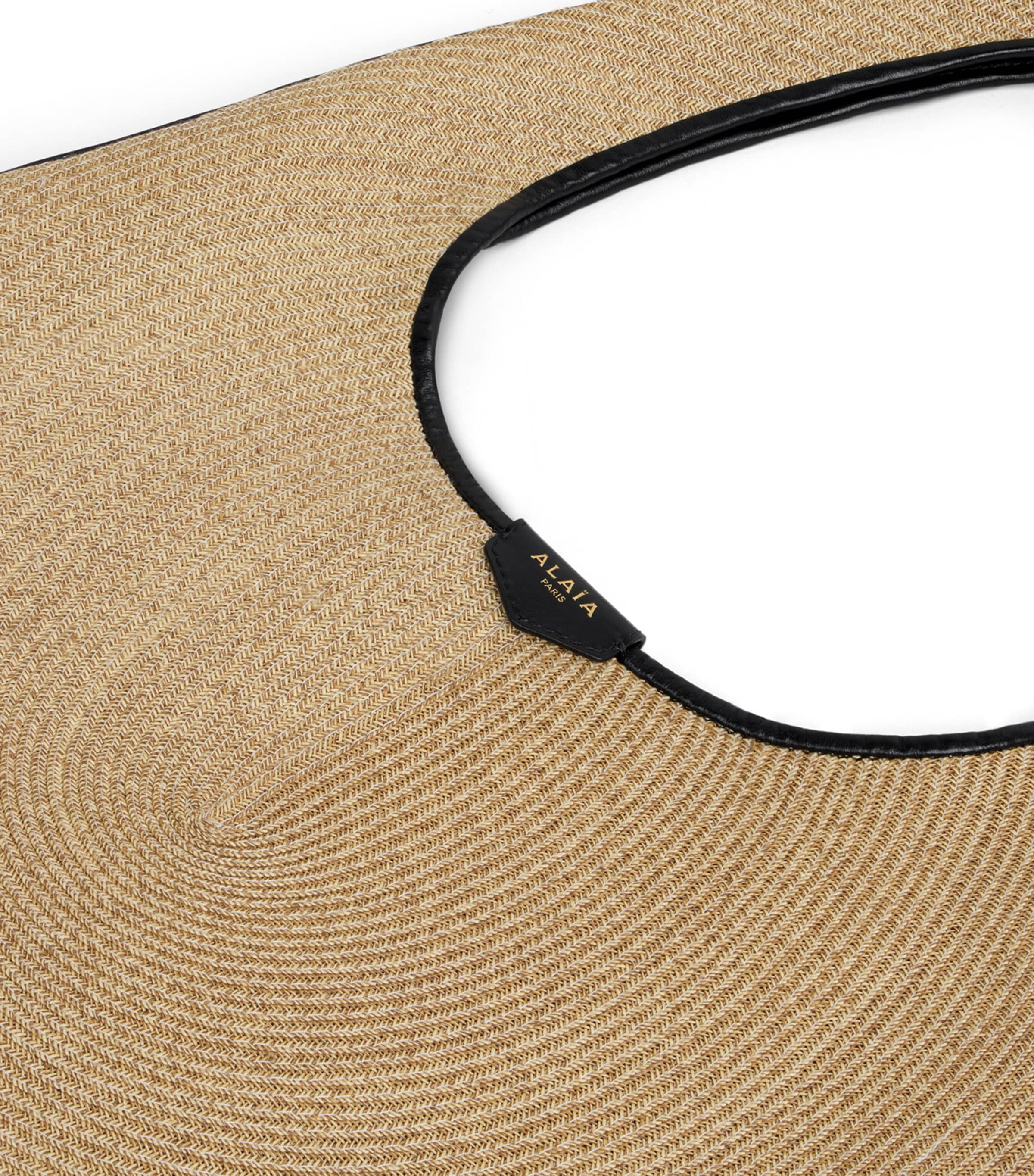 Alaïa Raffia Hobo Tote Bag Natural Image 2