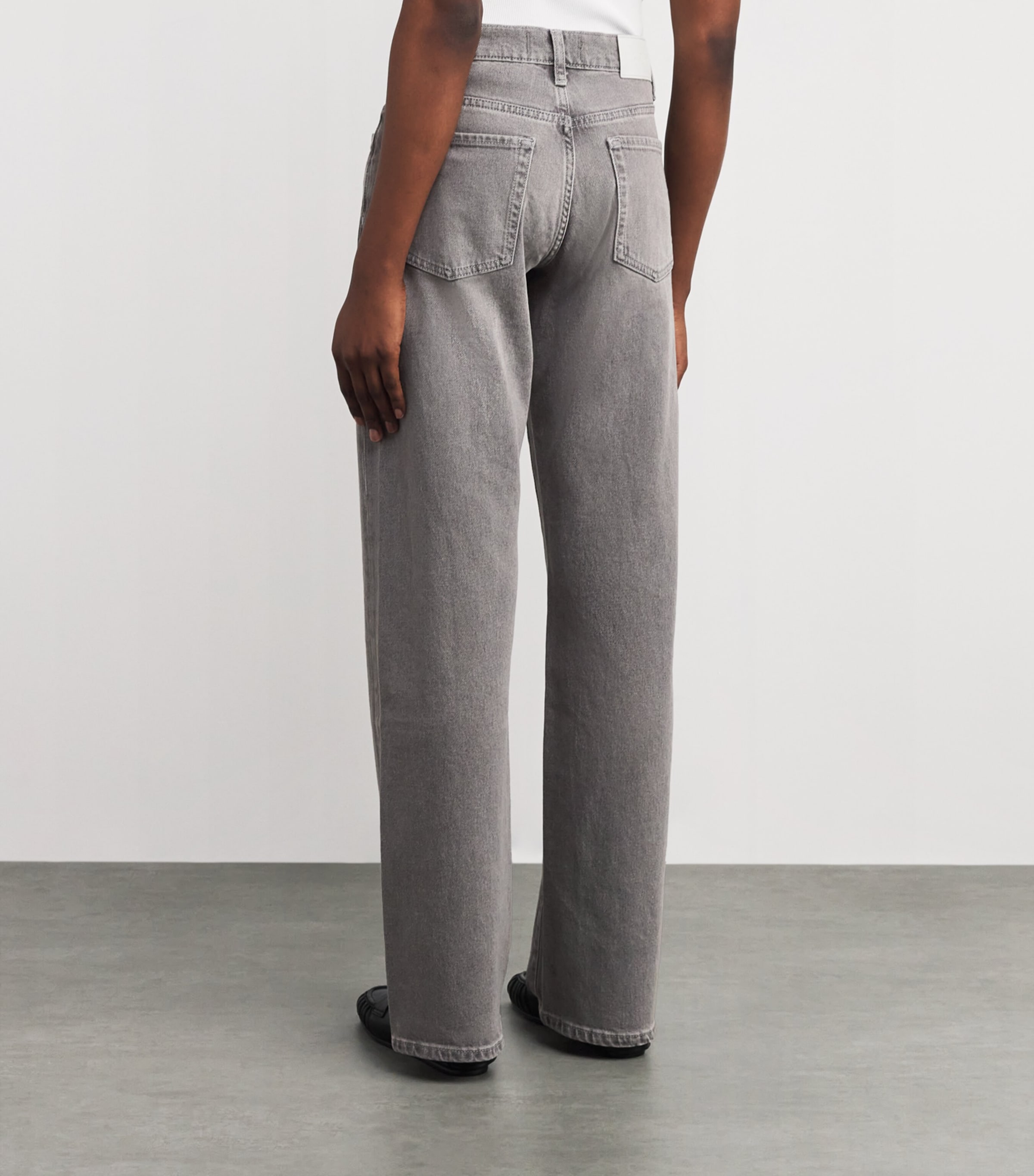 Tess High-Rise Straight Jeans STEEL Image 4