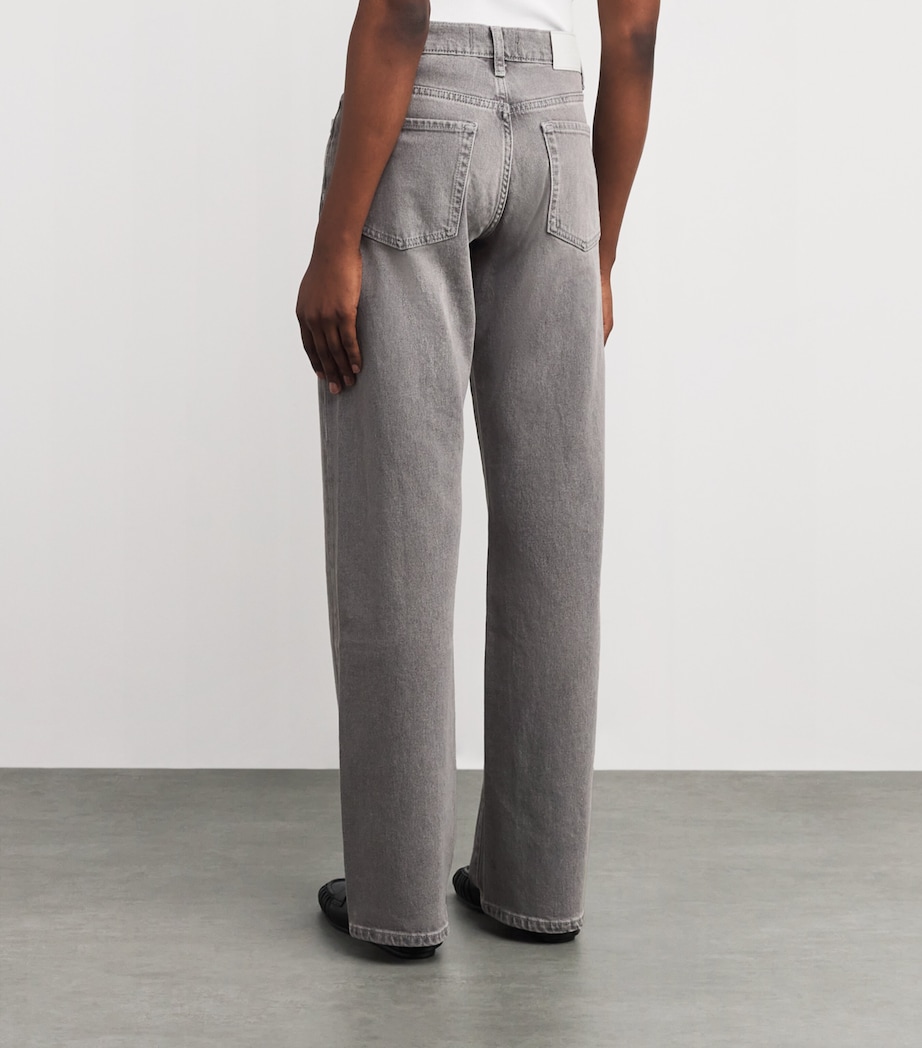 Tess High-Rise Straight Jeans STEEL Image 4