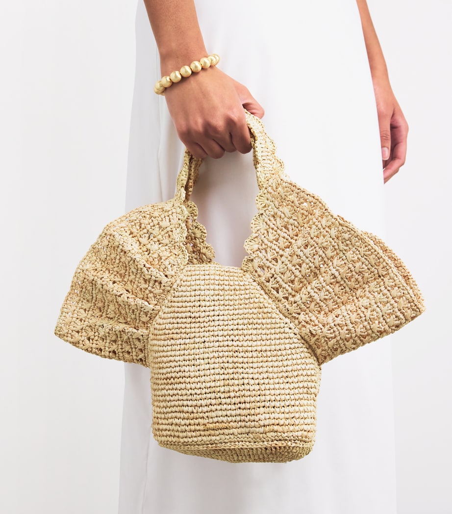 Raffia Bucket Bag NATURAL Image 5