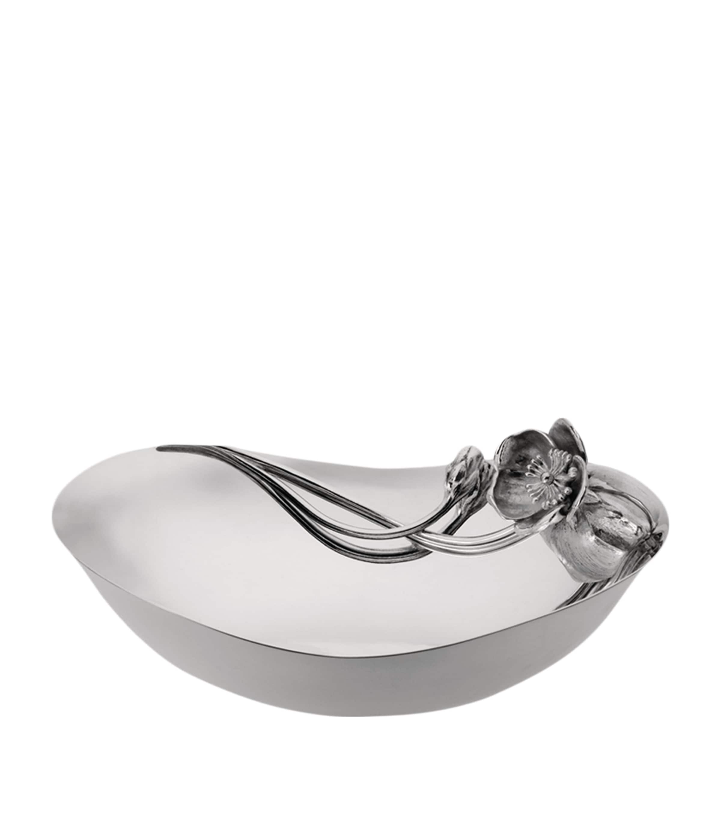 Christofle Silver-Plated Anemone-Belle Époque Serving Bowl (26cm) Silver Image 1
