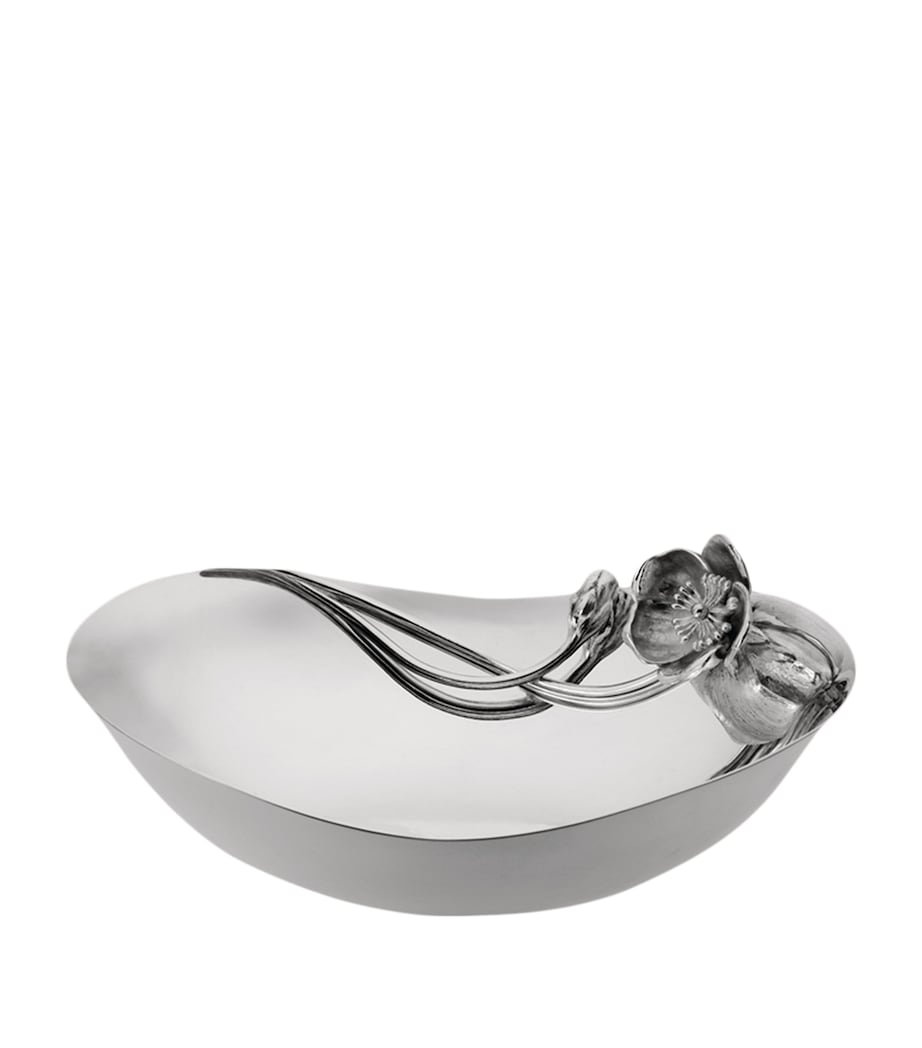 Christofle Silver-Plated Anemone-Belle Époque Serving Bowl (26cm) Silver Image 1