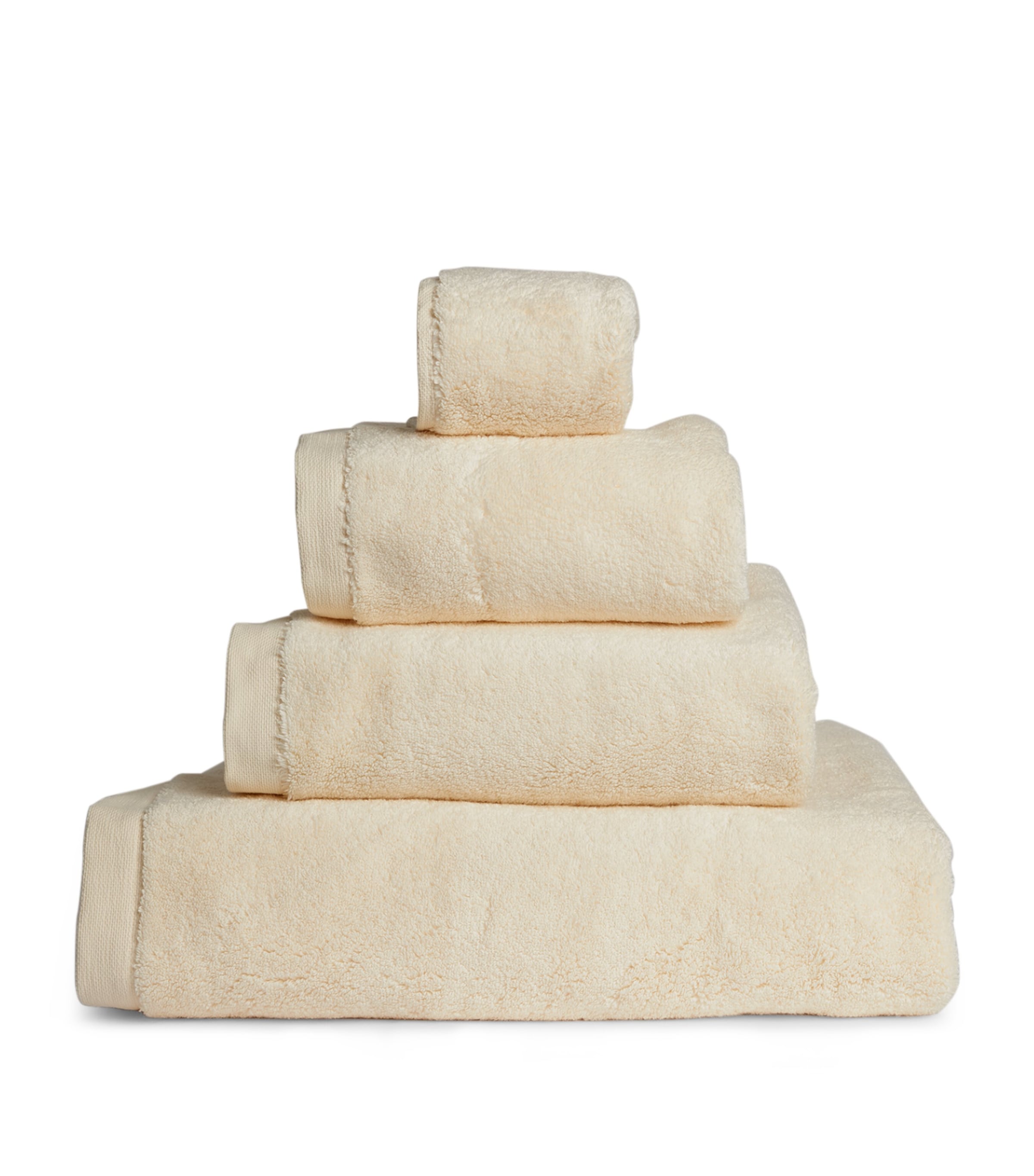 Hamam Olympia Hand Towel (50cm x 100cm) Ivory Image 1
