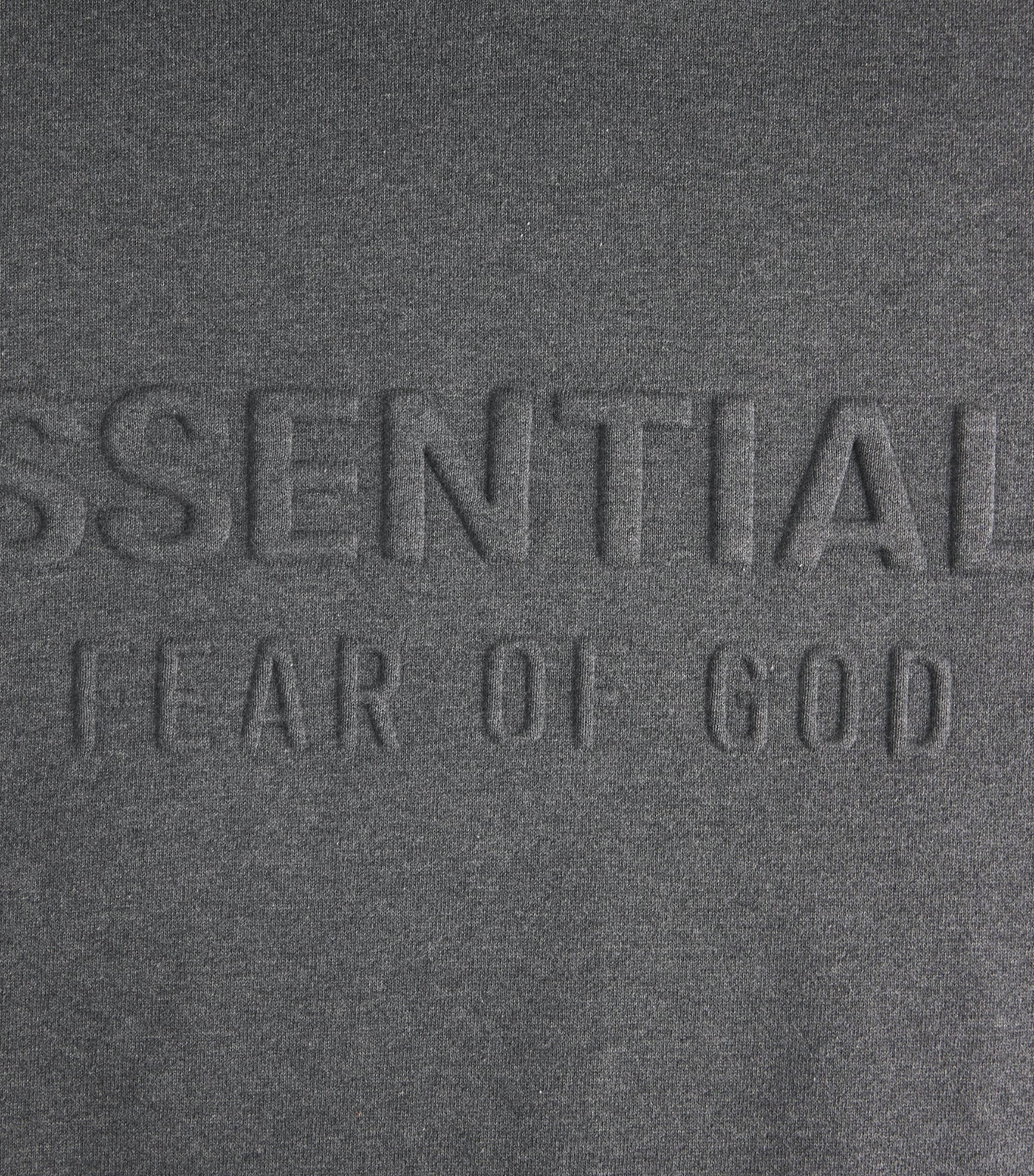 Cotton Logo Hoodie CHARCOAL HEATHER Image 5