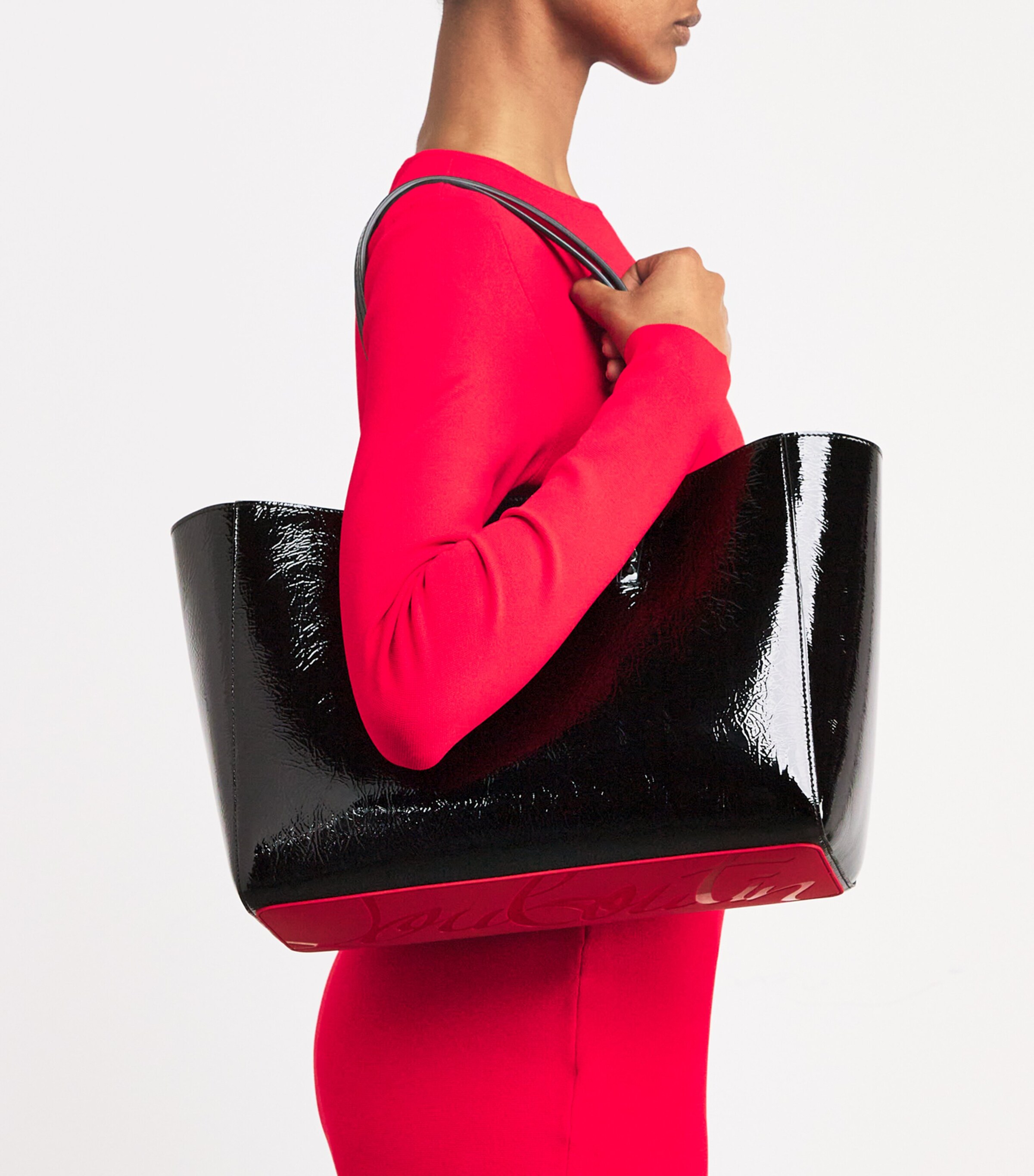 Christian Louboutin Cabata Small Leather Tote Bag | Harrods US