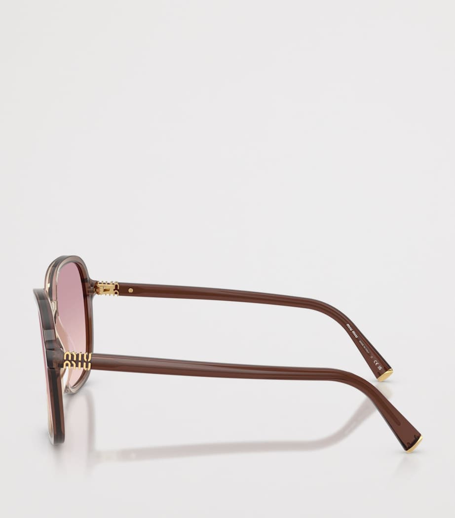 Acetate Oversized Sunglasses 25G40S Image 3