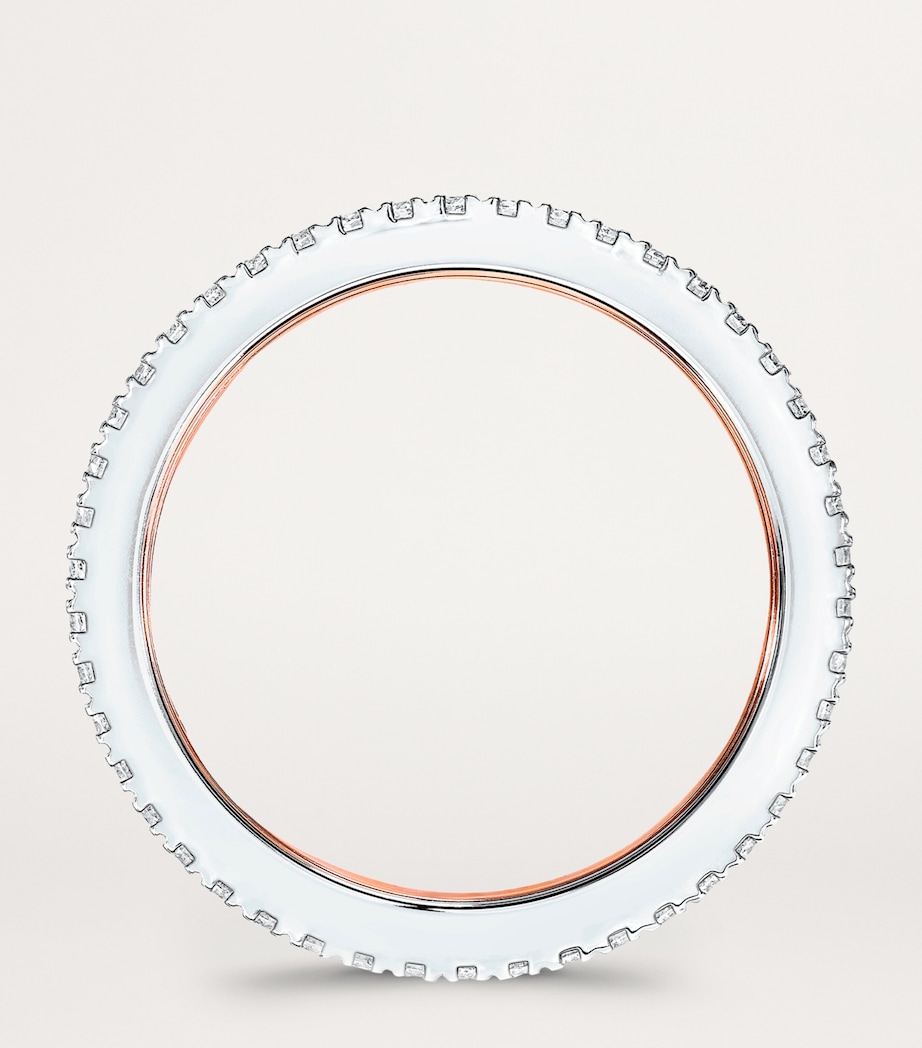 Rose Gold and Diamond Laurence Graff Signature Ring ROSE GOLD Image 4