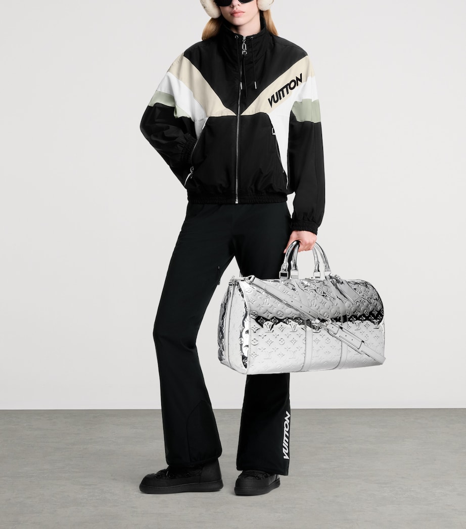 Canvas Keepall Bandoulière 50 Holdall Bag SILVER Image 6