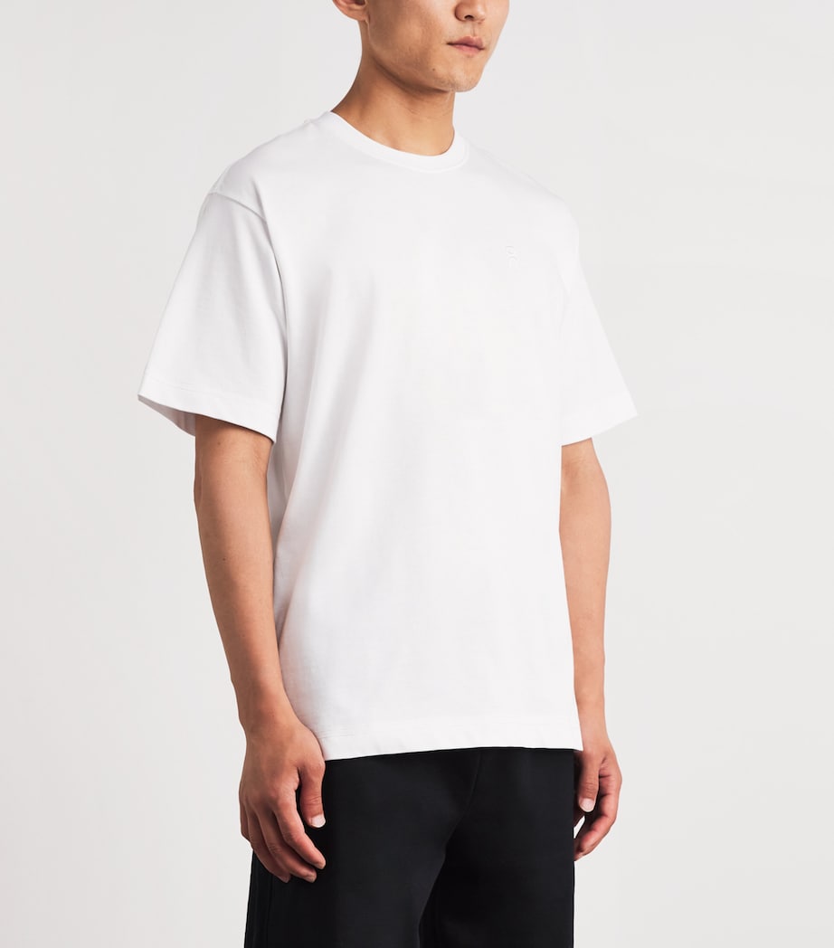 On Mens Cotton Club Collective T-Shirt White Image 4