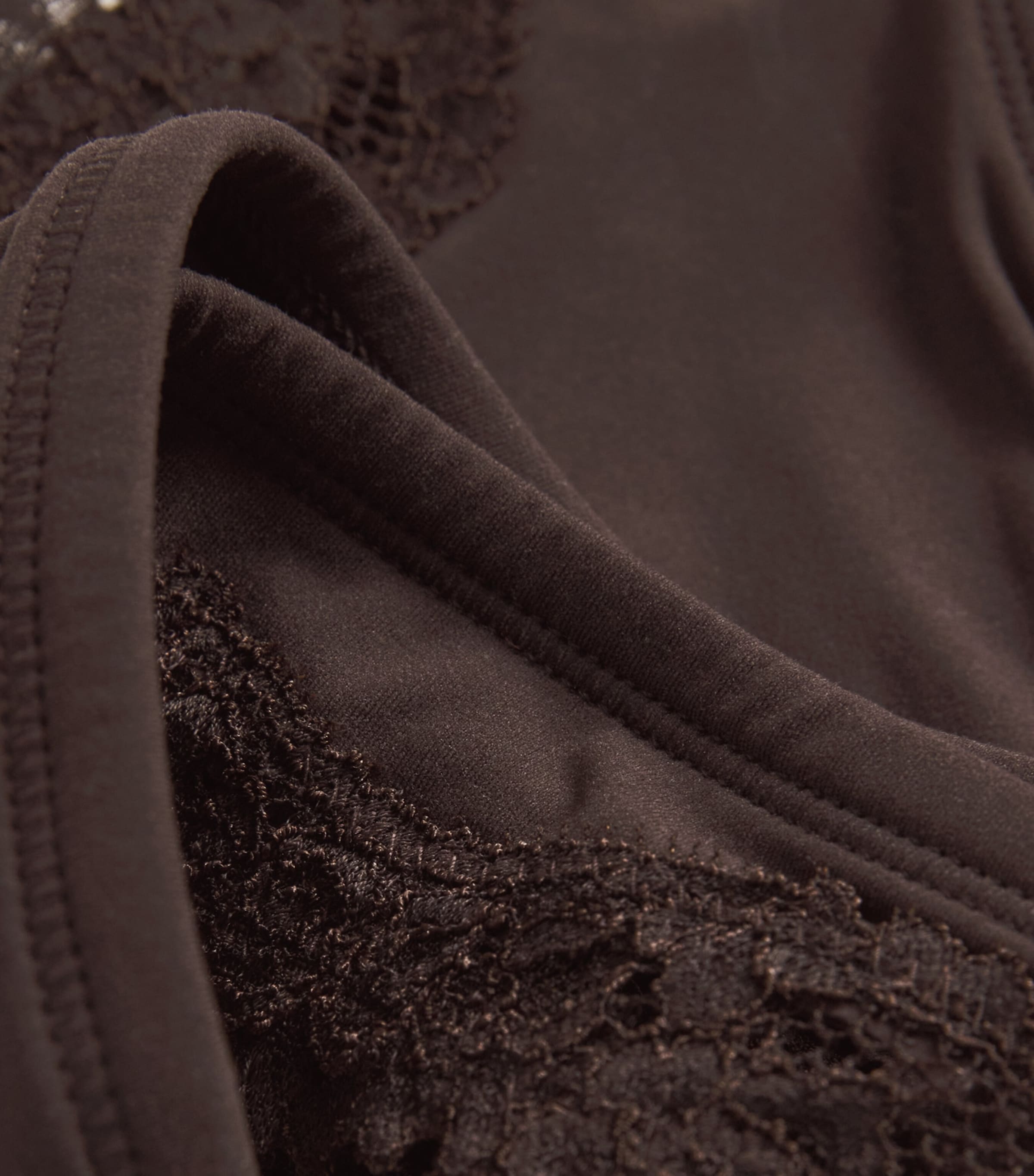 Fits Everybody Scoop-Neck Bralette ESPRESSO Image 4